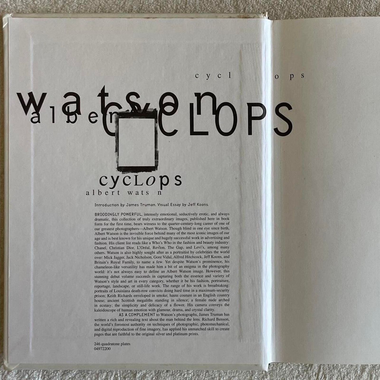 Other × Vintage Cyclops Albert Watson hardcover Size ONE SIZE - 4 Thumbnail