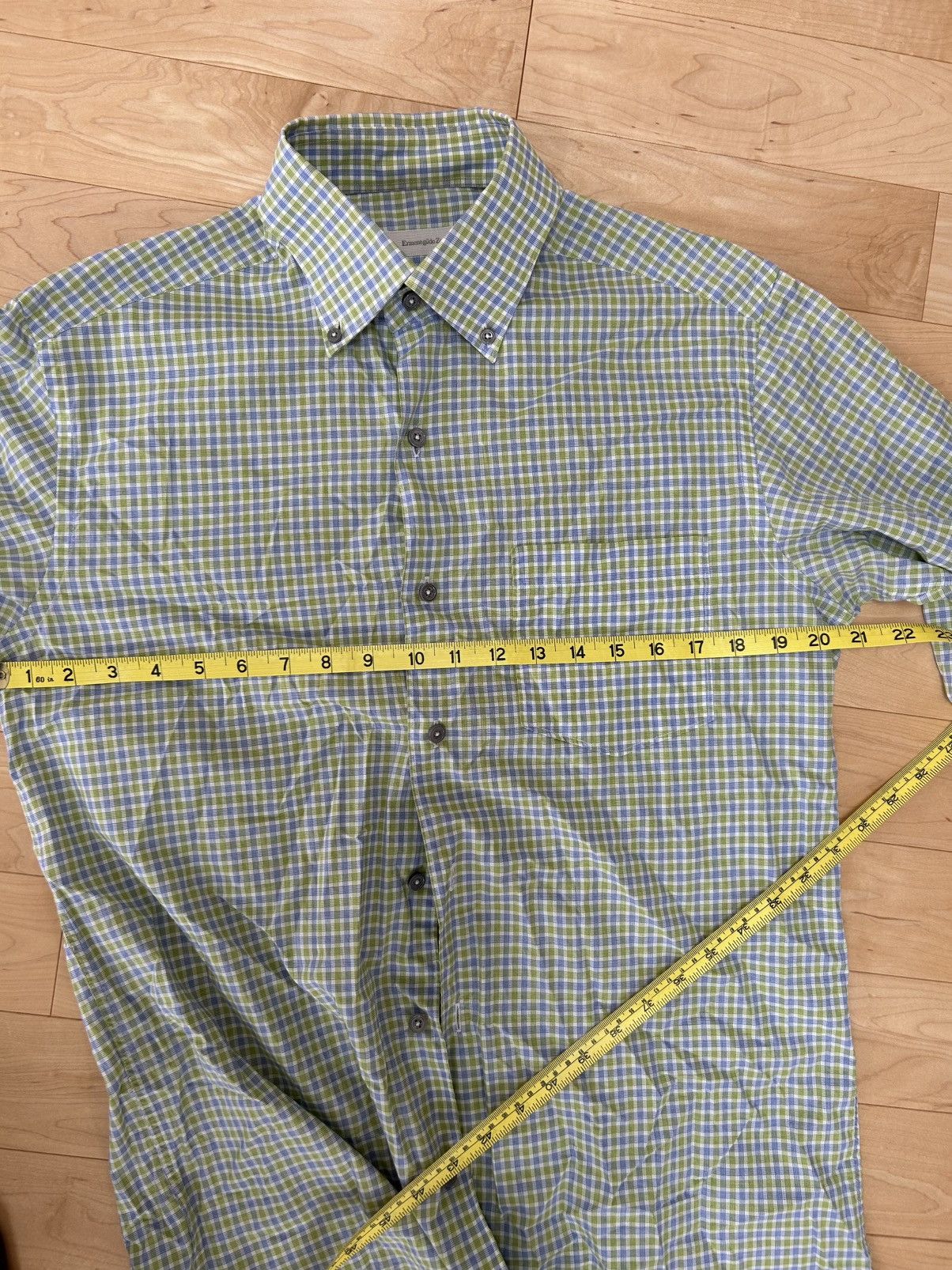 Ermenegildo Zegna Linen Zenga Shirt Size US L / EU 52-54 / 3 - 7 Thumbnail
