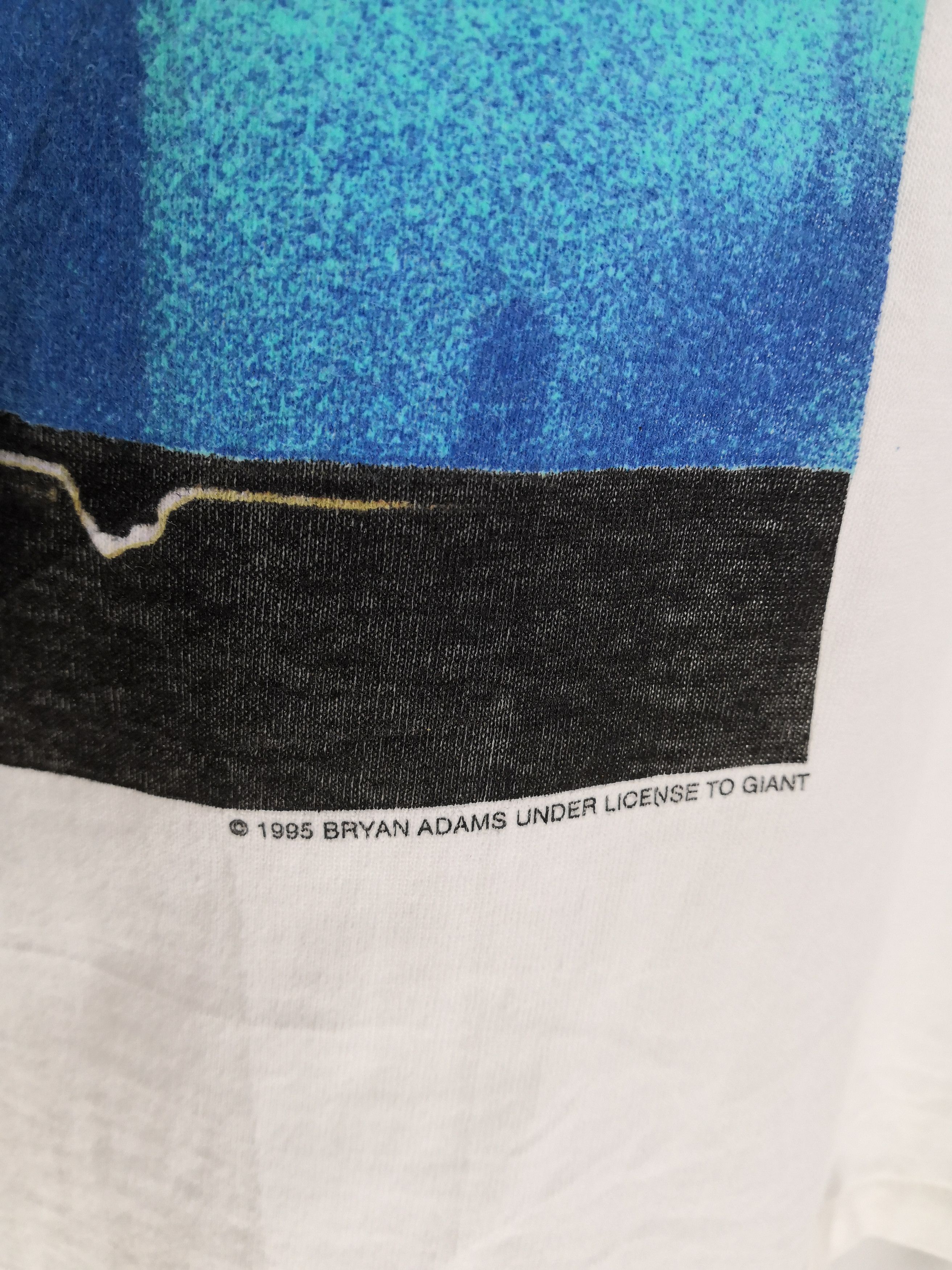 Band Tees Vintage 90s Bryan Adams T-Shirt Band Tee Tour 1995 Size US XL / EU 56 / 4 - 3 Thumbnail