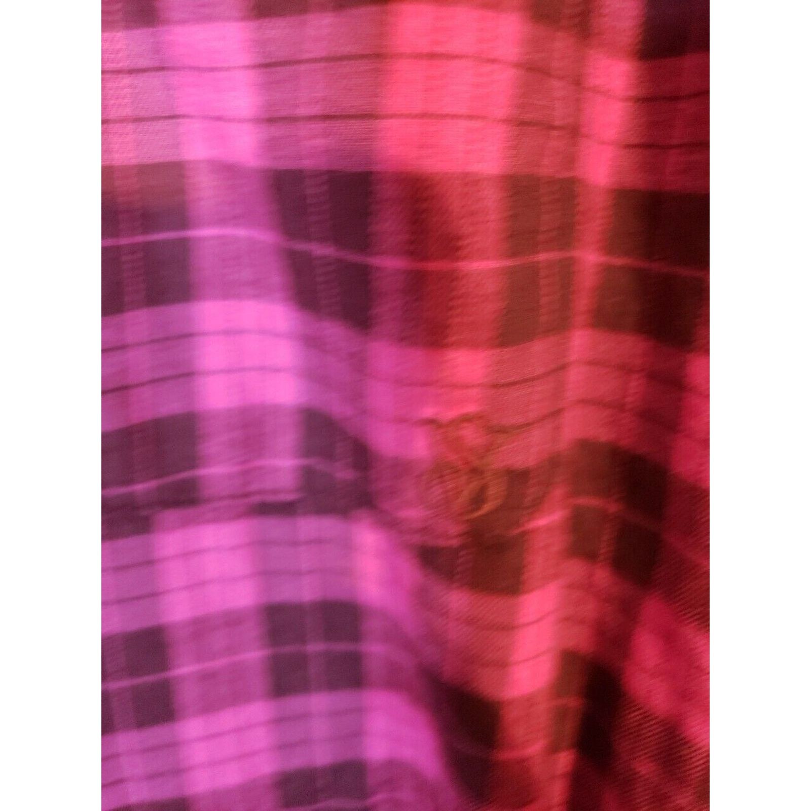 Victoria's Secret Victoria's Secret Pajama Top Womens Large Pink Plaid Size ONE SIZE - 7 Thumbnail