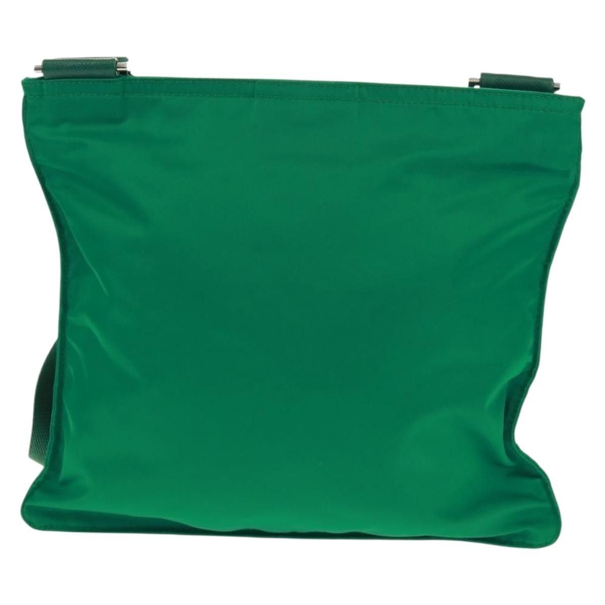 Prada PRADA Shoulder Bag Nylon Green Silver Auth 164302V Size ONE SIZE - 2 Thumbnail