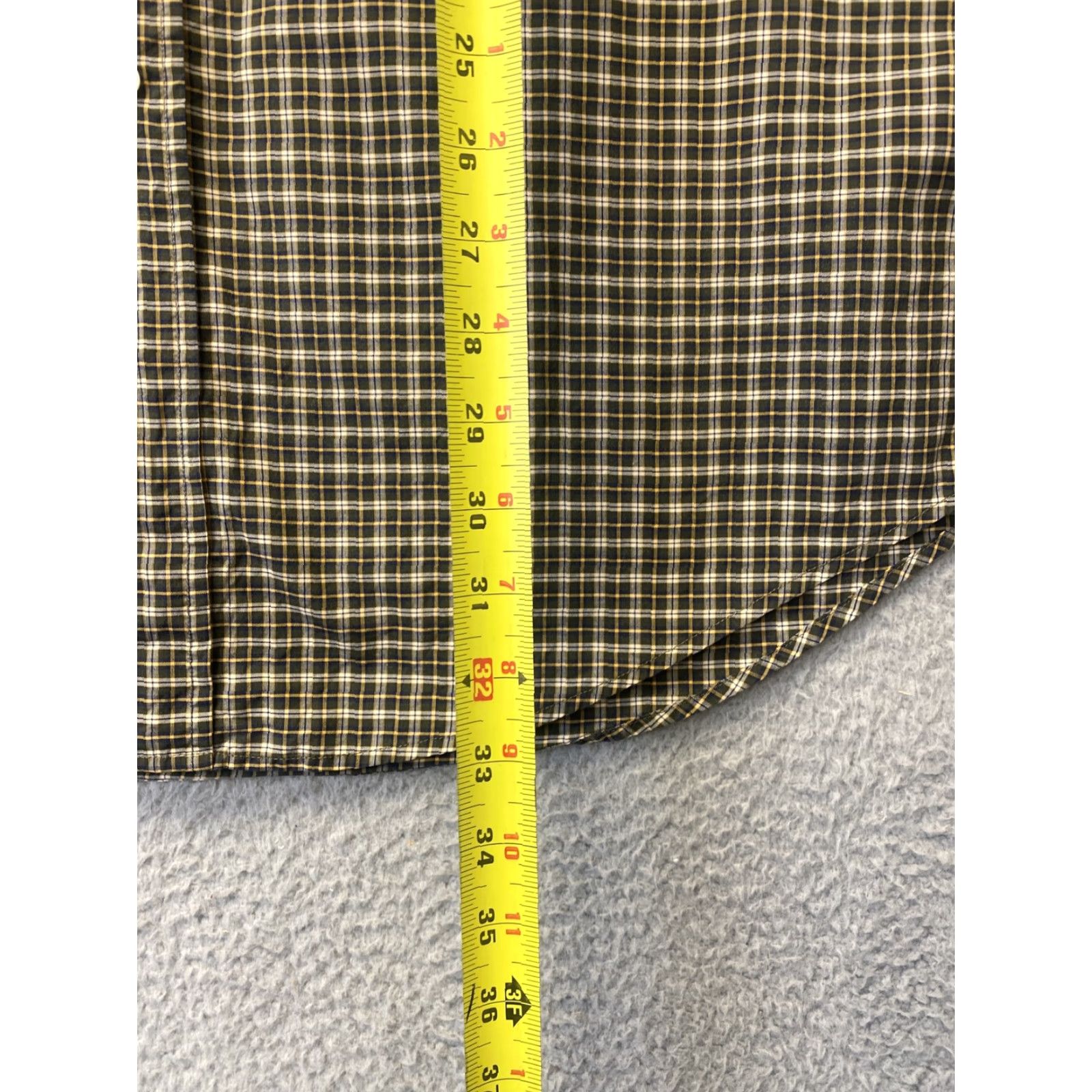 Tommy Hilfiger Tommy Hilfiger Shirt Button-Up Check Brown Long Sleeve XL Mens Size XL / US 12-14 / IT 48-50 - 6 Thumbnail