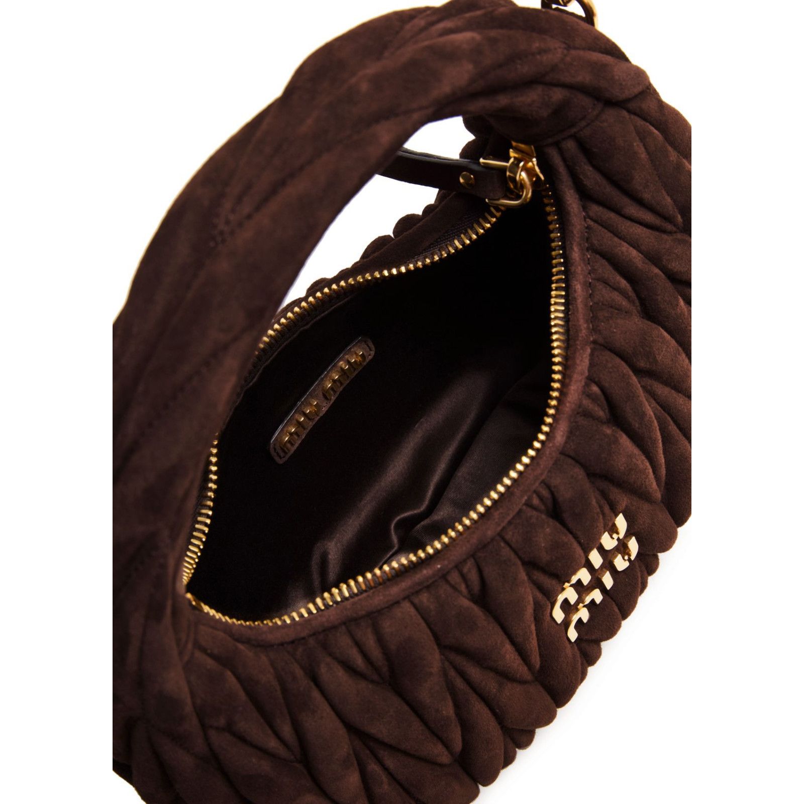 Miu Miu MIU MIU Wander Small $2950 Brown Suede Hobo Bag New And Auth Size ONE SIZE - 4 Thumbnail