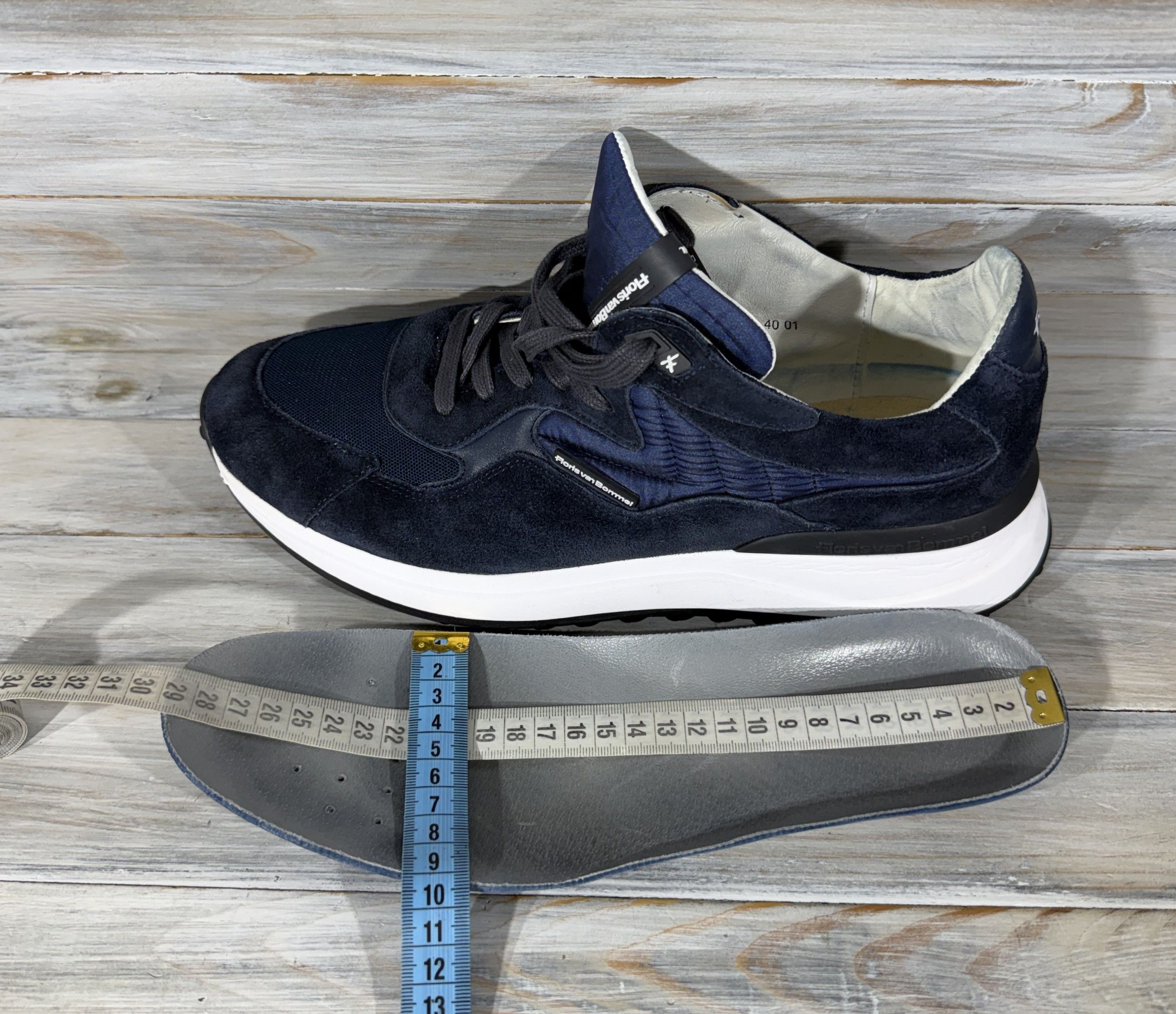 Floris van Bommel FLORIS VAN BOMMEL Noppi Night Blue Suede Sneakers Luxury Size US 10.5 / EU 43-44 - 13 Thumbnail