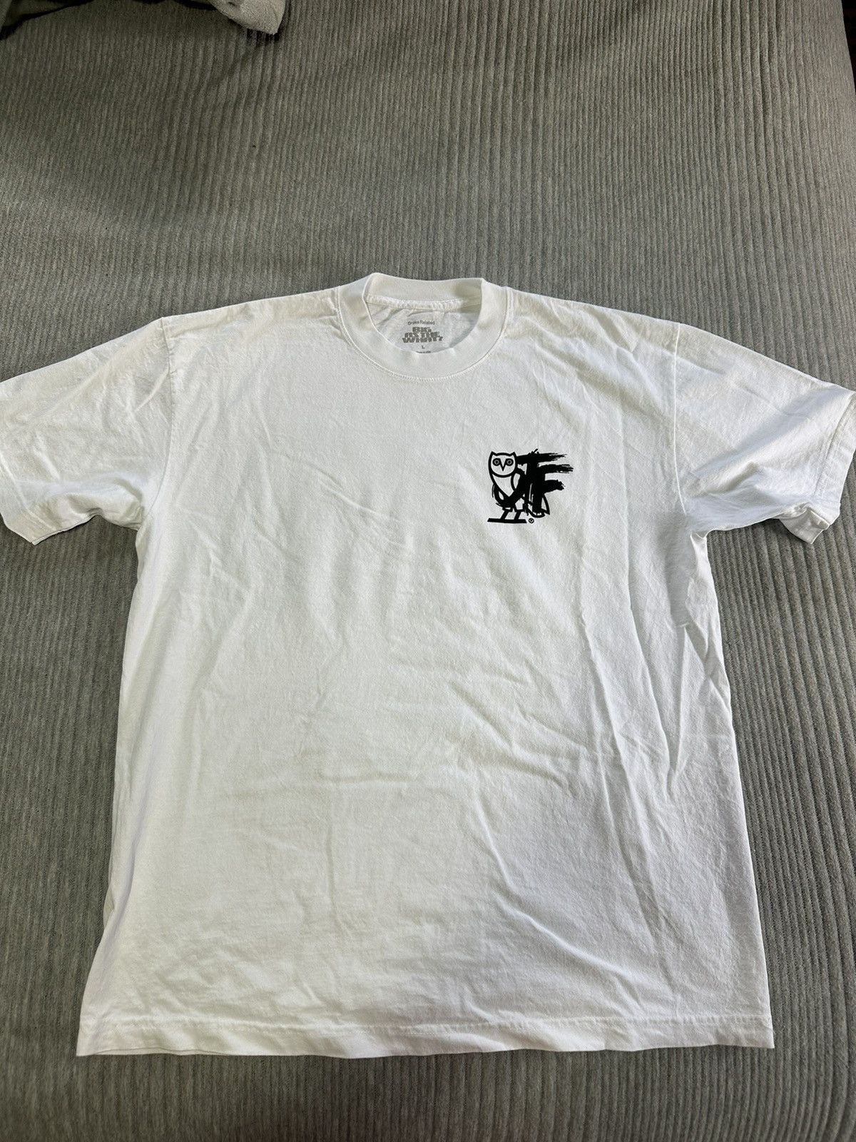 image of Drake Iaab Ovo Otf Shirt Size Large in White, Men's