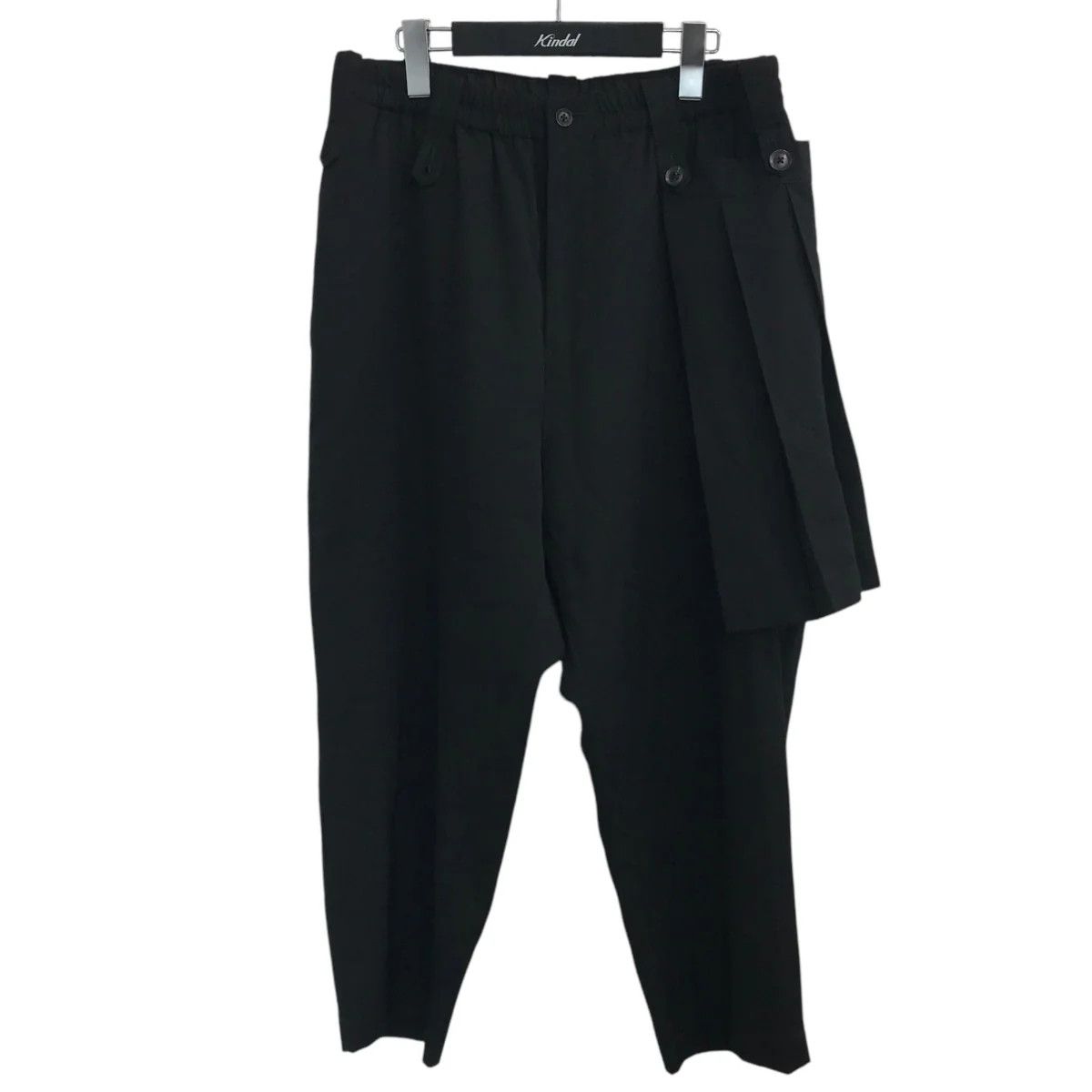 Yohji Yamamoto Yohji Yamamoto pour homme Pleated thin pants with skirt Size US 29 - 1 Thumbnail