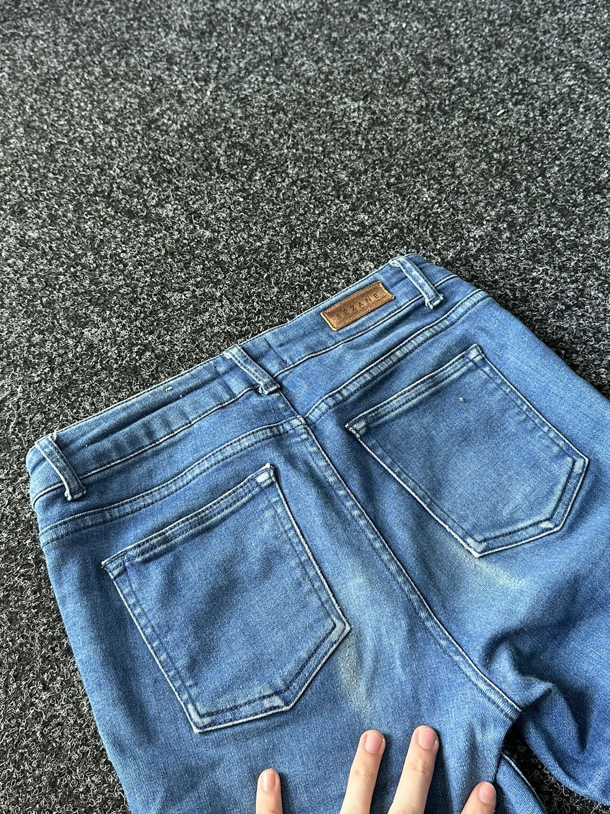 Designer × Vintage 🚨Vintage 90s Luxury Sezane Denim Jeans pants Archive jeans Size 29" - 9 Thumbnail