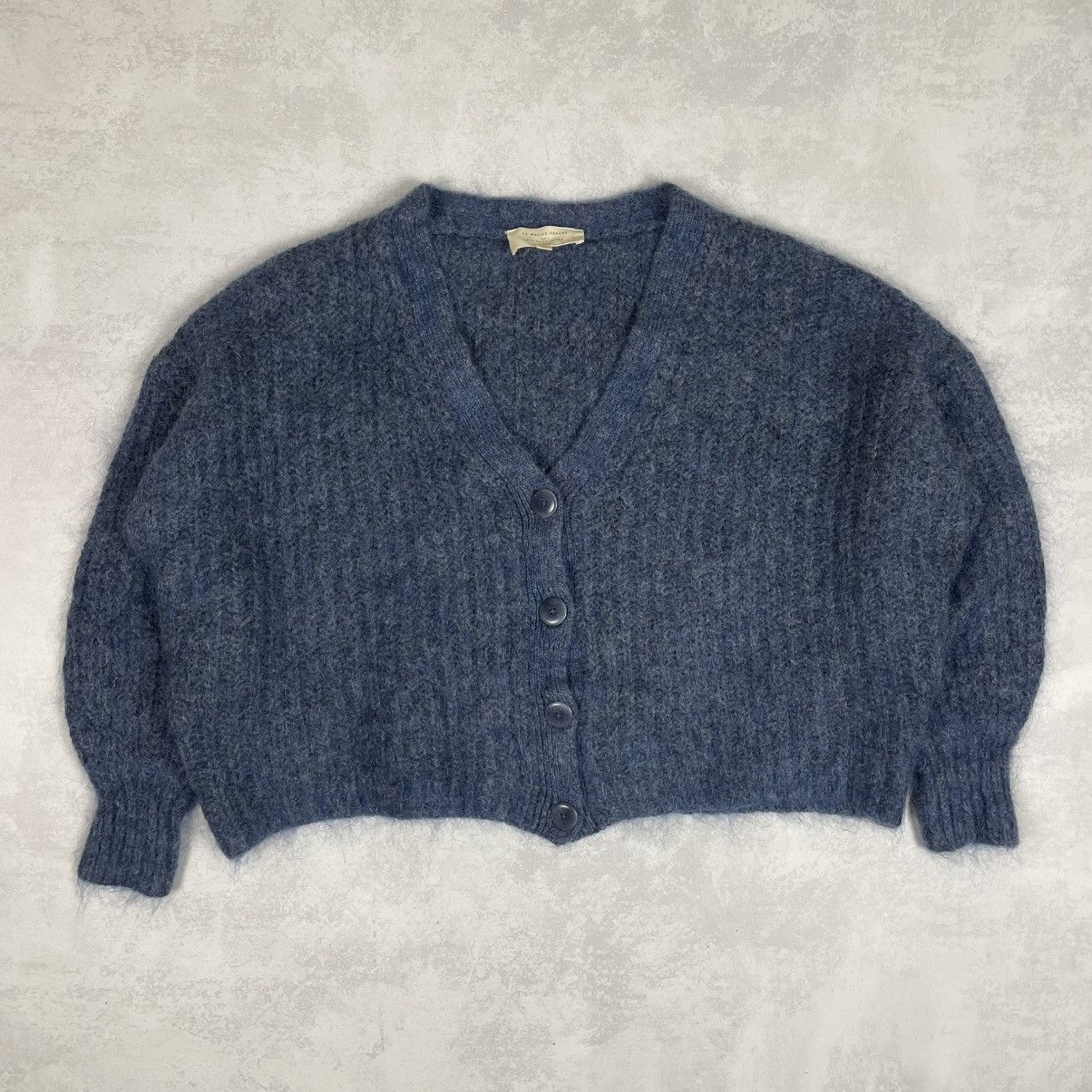 Sezane Sezane Kid Mohair Merino Wool Achille Cardigan Sweater Size XS / US 0-2 / IT 36-38 - 7 Thumbnail