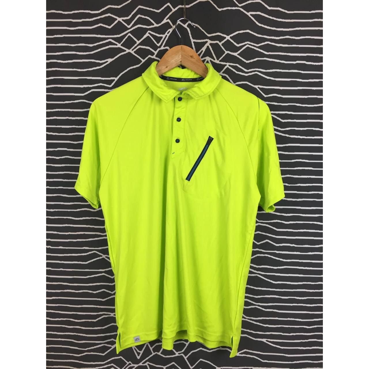 Japanese Brand × Vintage Find-Out Workman Move Active Performance Wear Polo Tee Size US L / EU 52-54 / 3 - 1 Thumbnail