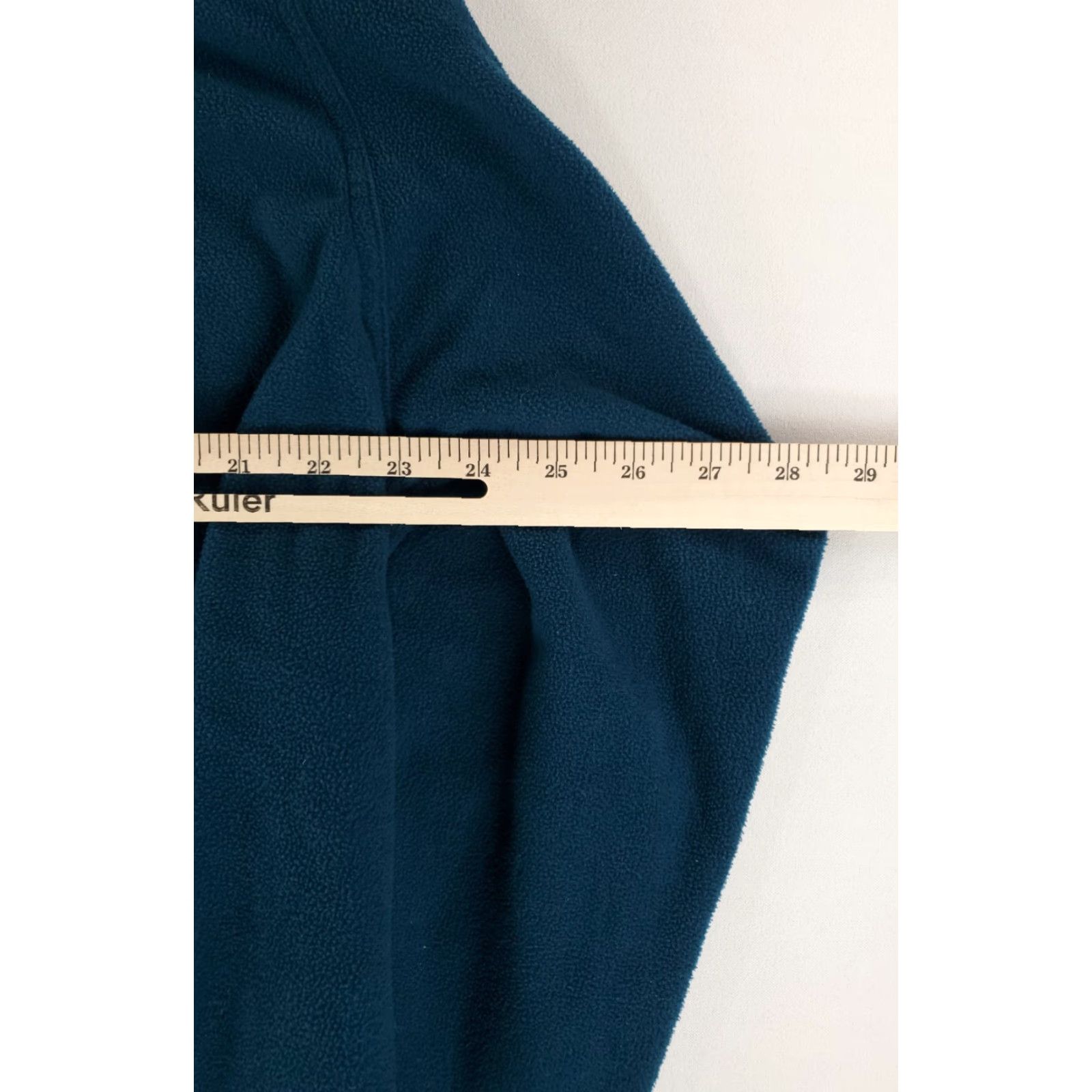 Orvis VINTAGE Orvis Polartec Button Up Snap Fleece Jacket Blue Green Elbow Patches Mens L Size US L / EU 52-54 / 3 - 7 Thumbnail