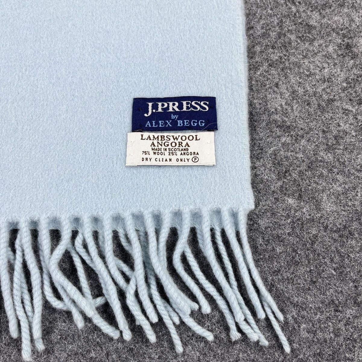 J. Press J. Press Wool Scarf / Muffler / Neckwear T924 Size ONE SIZE - 9 Thumbnail