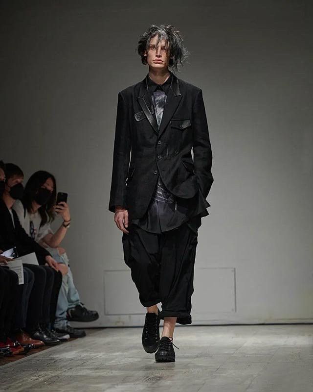 Yohji Yamamoto Yohji Yamamoto 23S/S RY SPUN LAWN S-TAPERED TUCK 