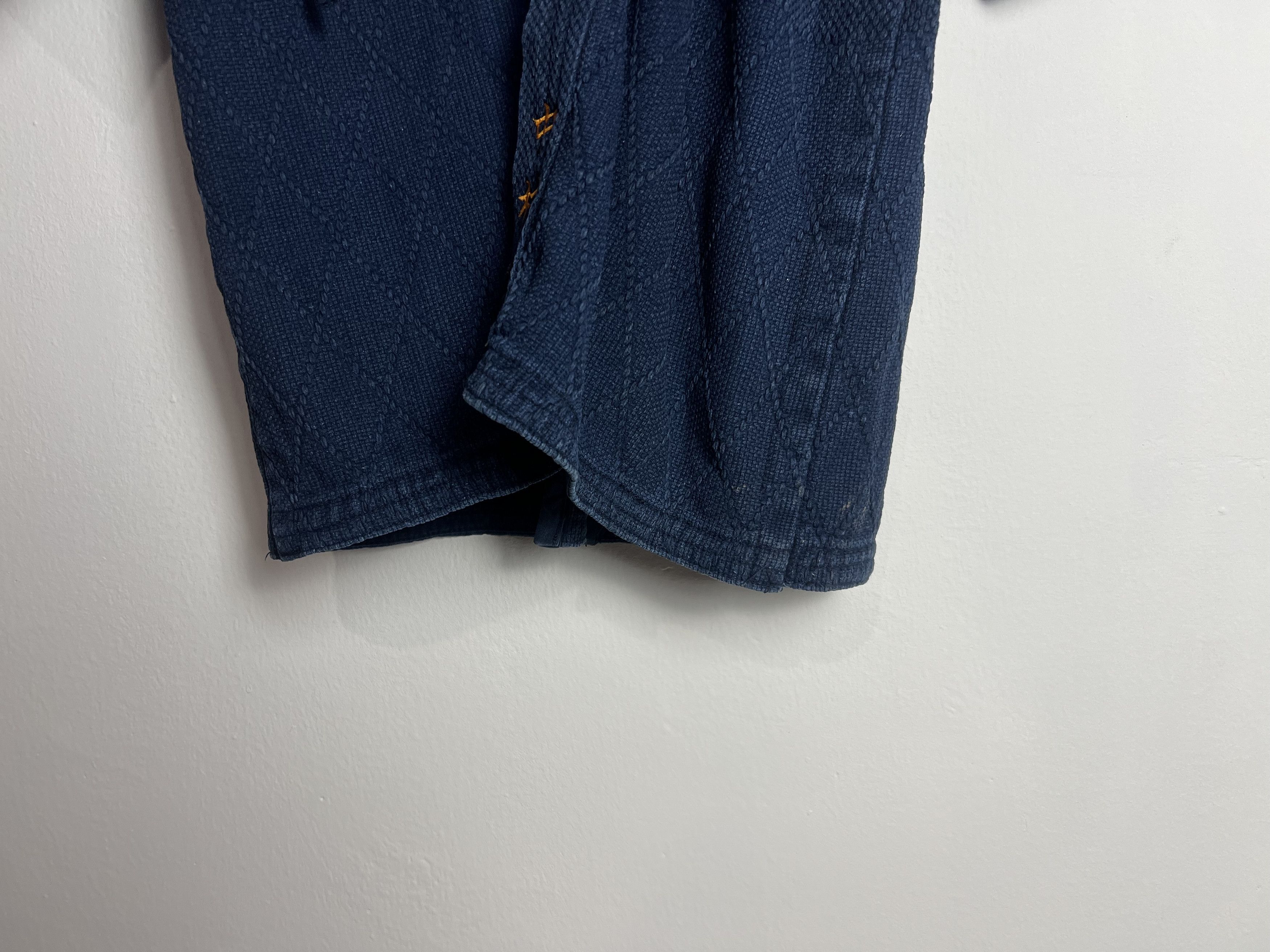 Japanese Brand Vintage Kendo Busen Dyed Indigo Kimono Size US L / EU 52-54 / 3 - 4 Thumbnail