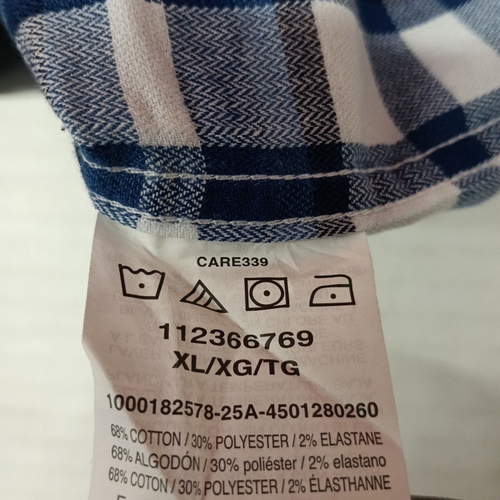 Wrangler Wrangler Cowboy Wash Shirt Men's Size XL Blue White Plaid Size US XL / EU 56 / 4 - 7 Thumbnail