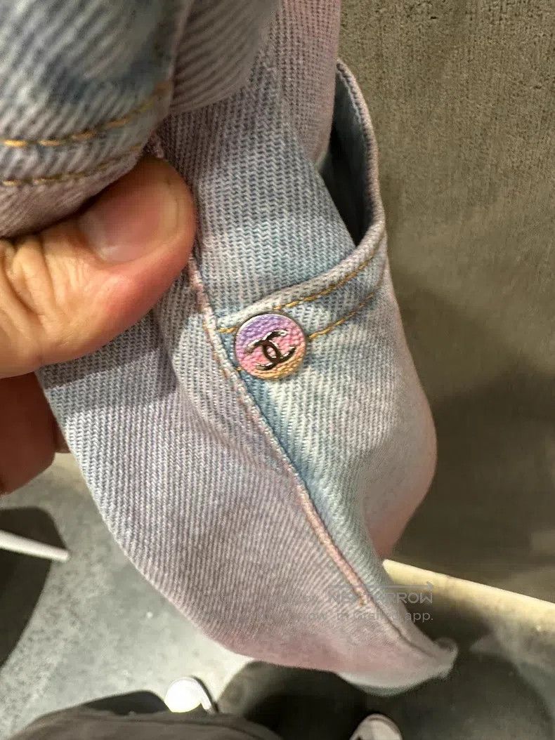 Chanel Chanel Gradient Pink Denim Blue Wide Leg Pants Size US 36 / EU 52 - 9 Thumbnail
