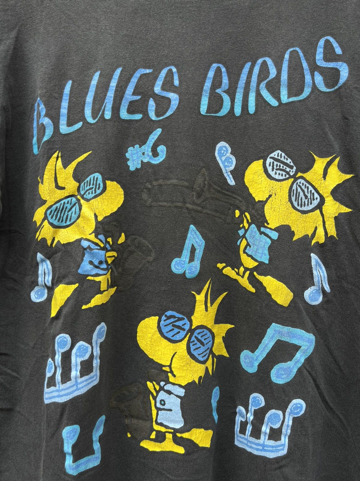 Vintage Peanuts Woodstock Blues Birds t-Shirt Touch of Gold