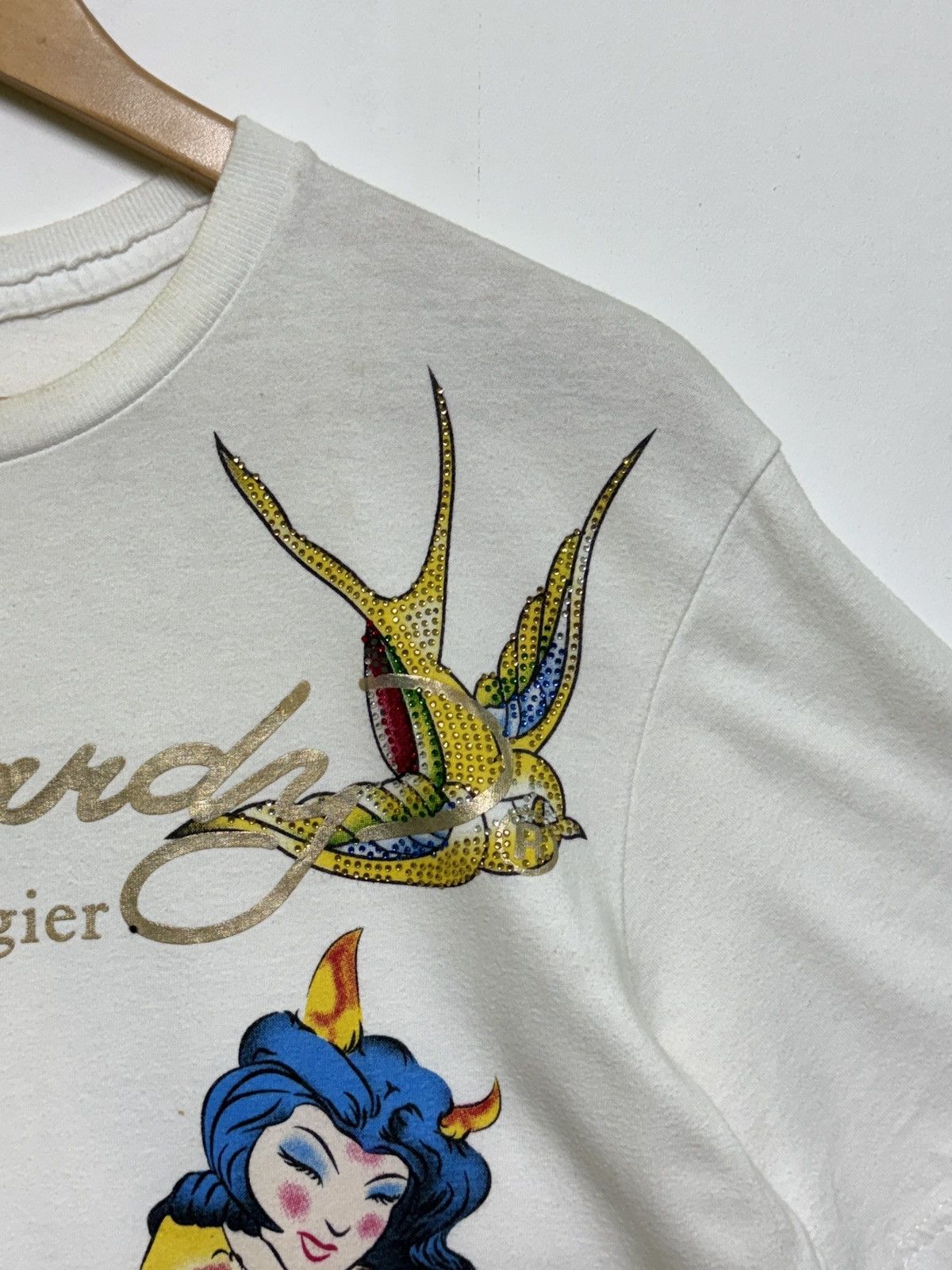 Ed Hardy Rare Ed Hardy Christian Audigier Skull & Sexy Girl Graphic Size US M / EU 48-50 / 2 - 6 Thumbnail