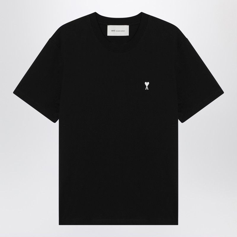 Ami Paris Ami De Coeur Black T-Shirt