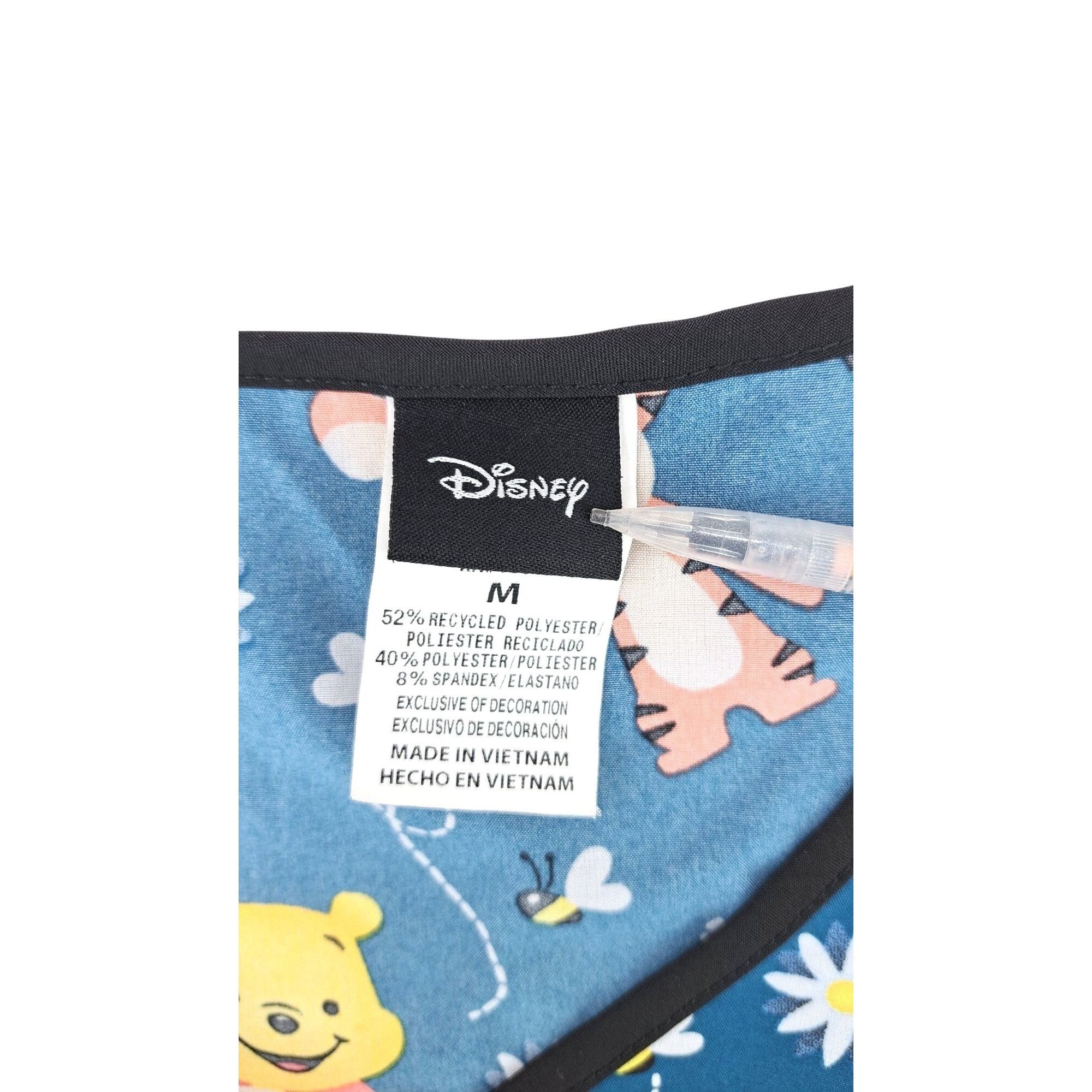 Disney Disney Winnie The Pooh Scrub Top Tigger Eeyore V-Neck Short Size M / US 6-8 / IT 42-44 - 4 Thumbnail