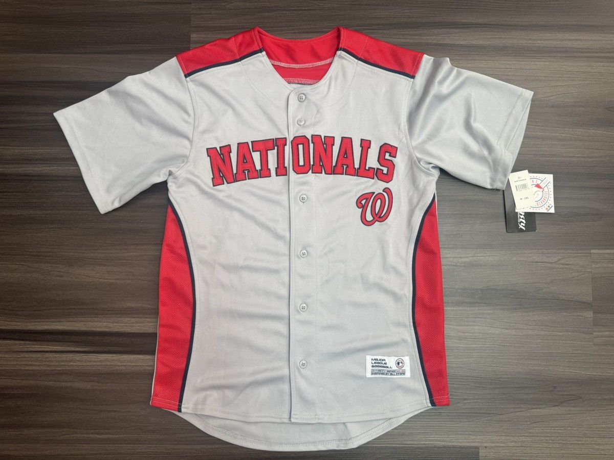 MLB Washington Nationals MLB Baseball Gray Red Stitched Jersey Size US M / EU 48-50 / 2 - 1 Thumbnail