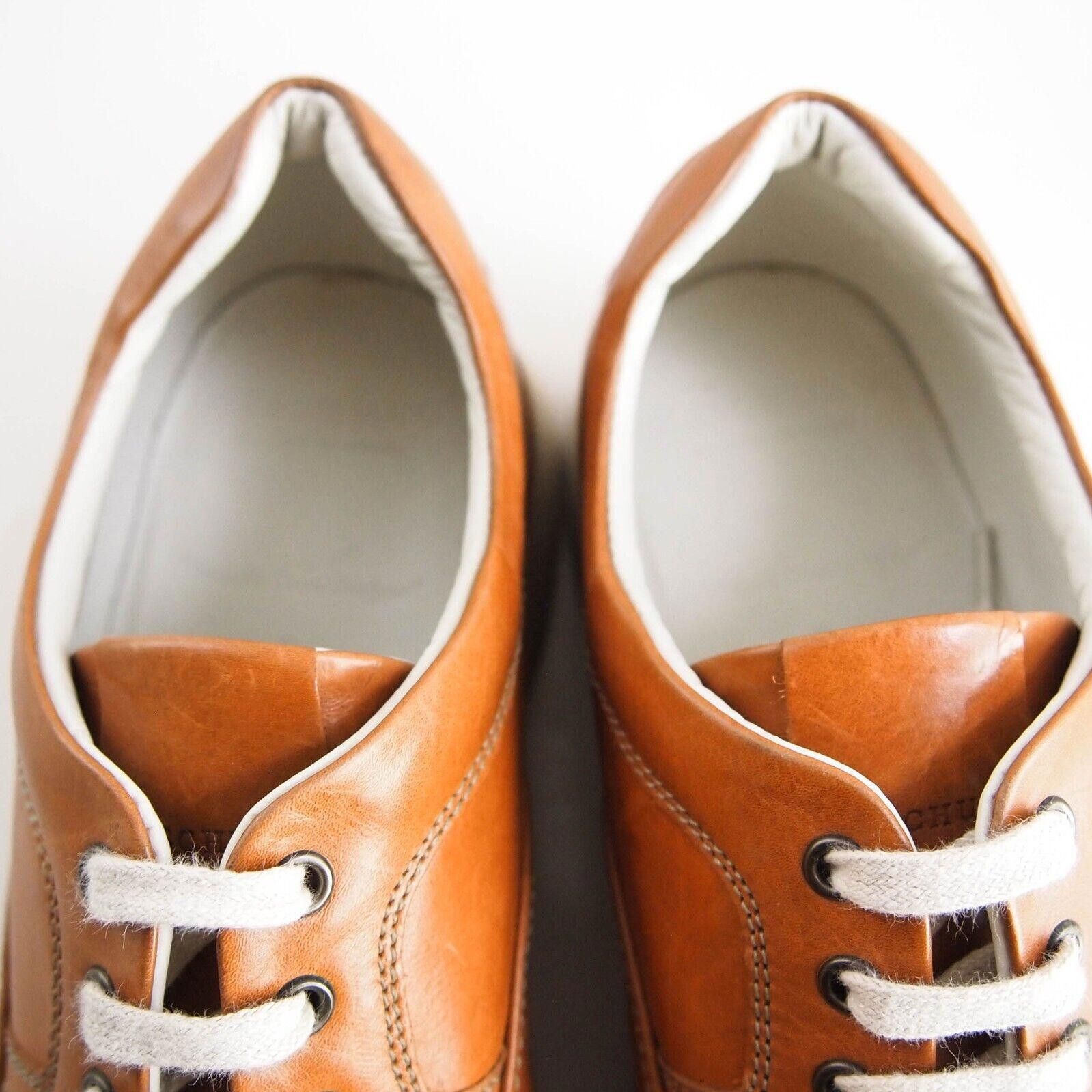 Designer Heschung Derby Oxford Brown Leather Womens US 6.5 EU 37 Size US 6.5 / IT 36.5 - 9 Thumbnail