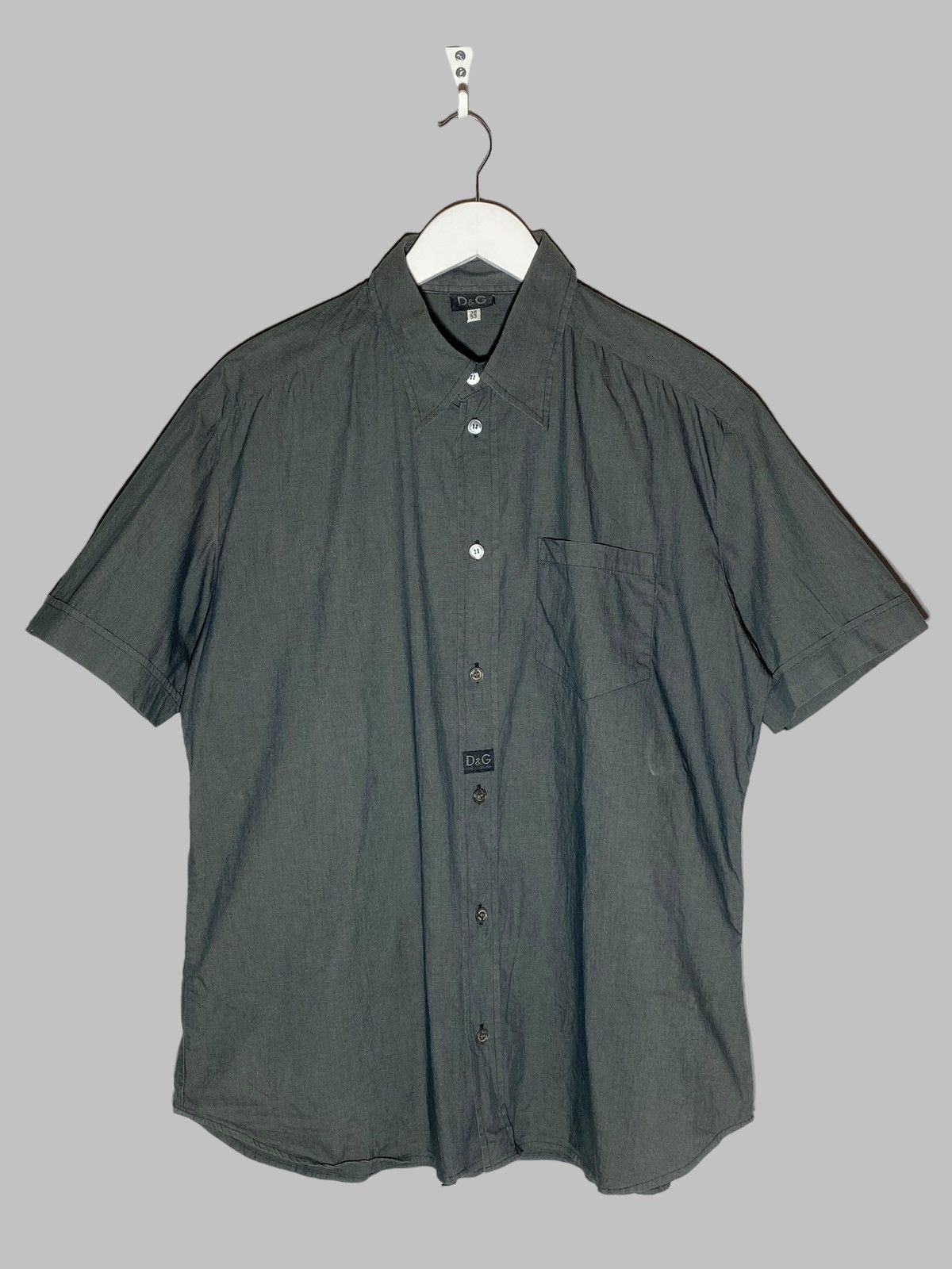 Dolce & Gabbana 🔥 VINTAGE DOLCE&GABBANA SHORT SLEEVE SHIRT 🔥 Size US L / EU 52-54 / 3 - 1 Thumbnail