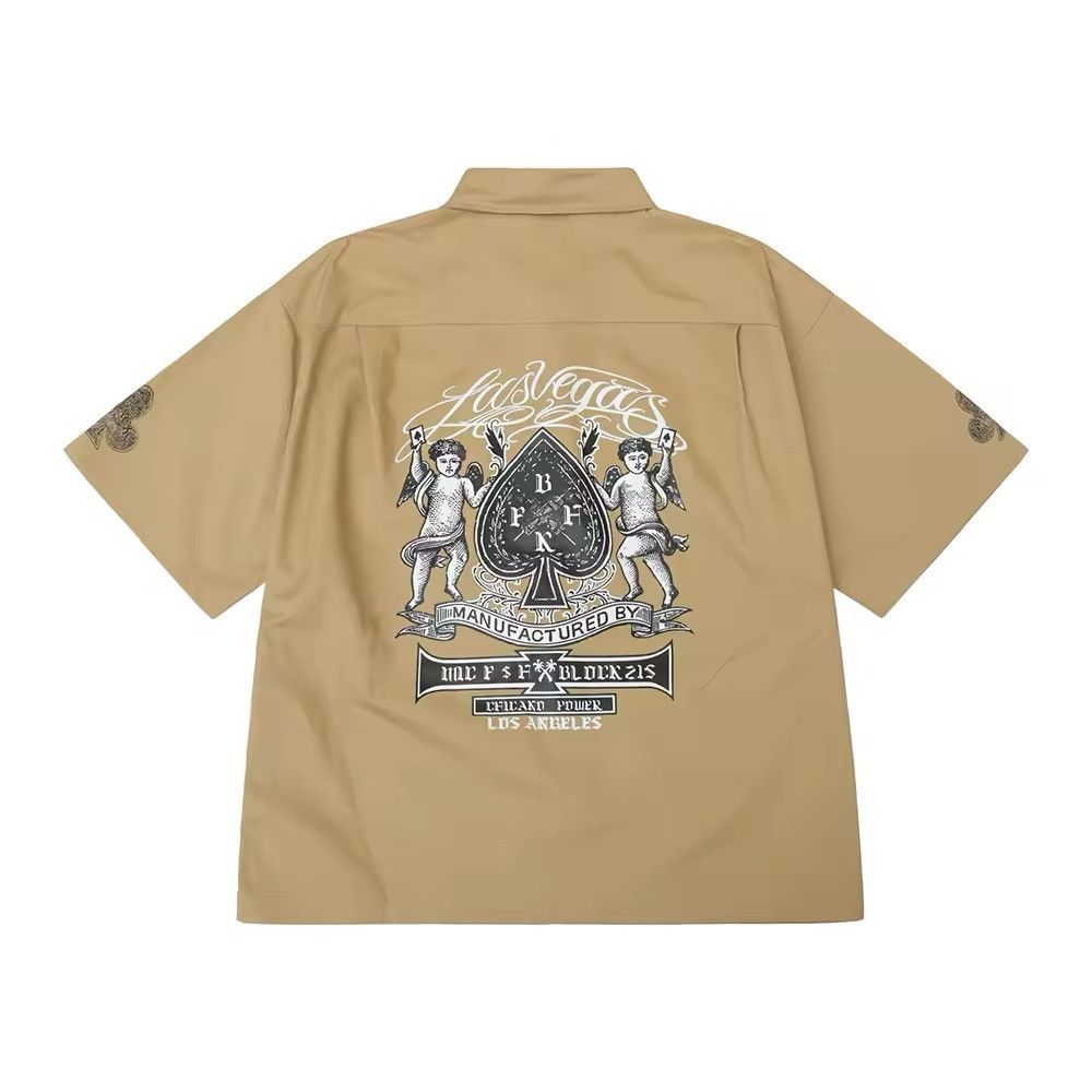 Japanese Brand Streetwear Oversized Harajuku Short Sleeve Shirt Size US XL / EU 56 / 4 - 2 Thumbnail