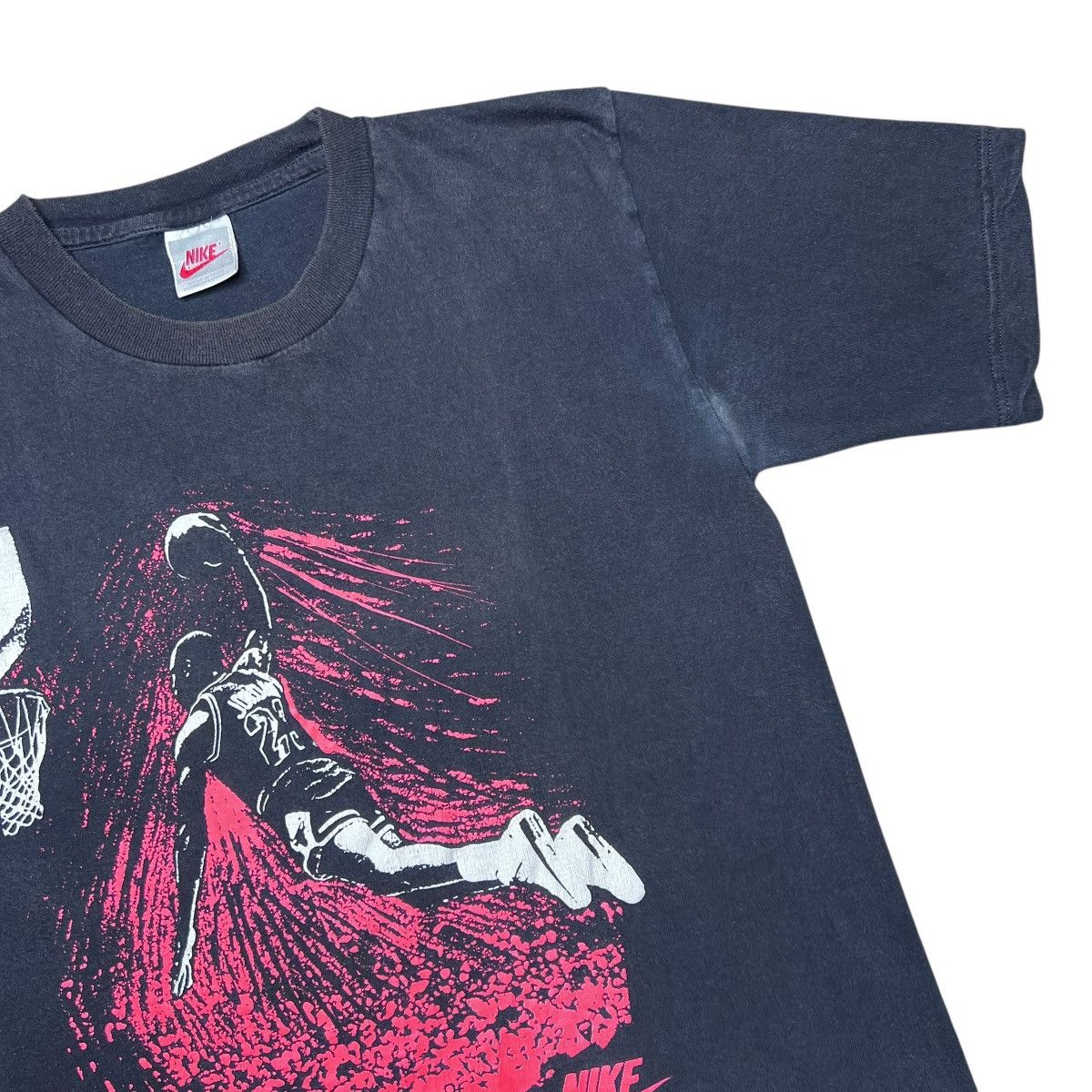 Nike 1990s Nike Michael Jordan 23 Aerospace Dunking Graphic Tee Size US M / EU 48-50 / 2 - 6 Thumbnail