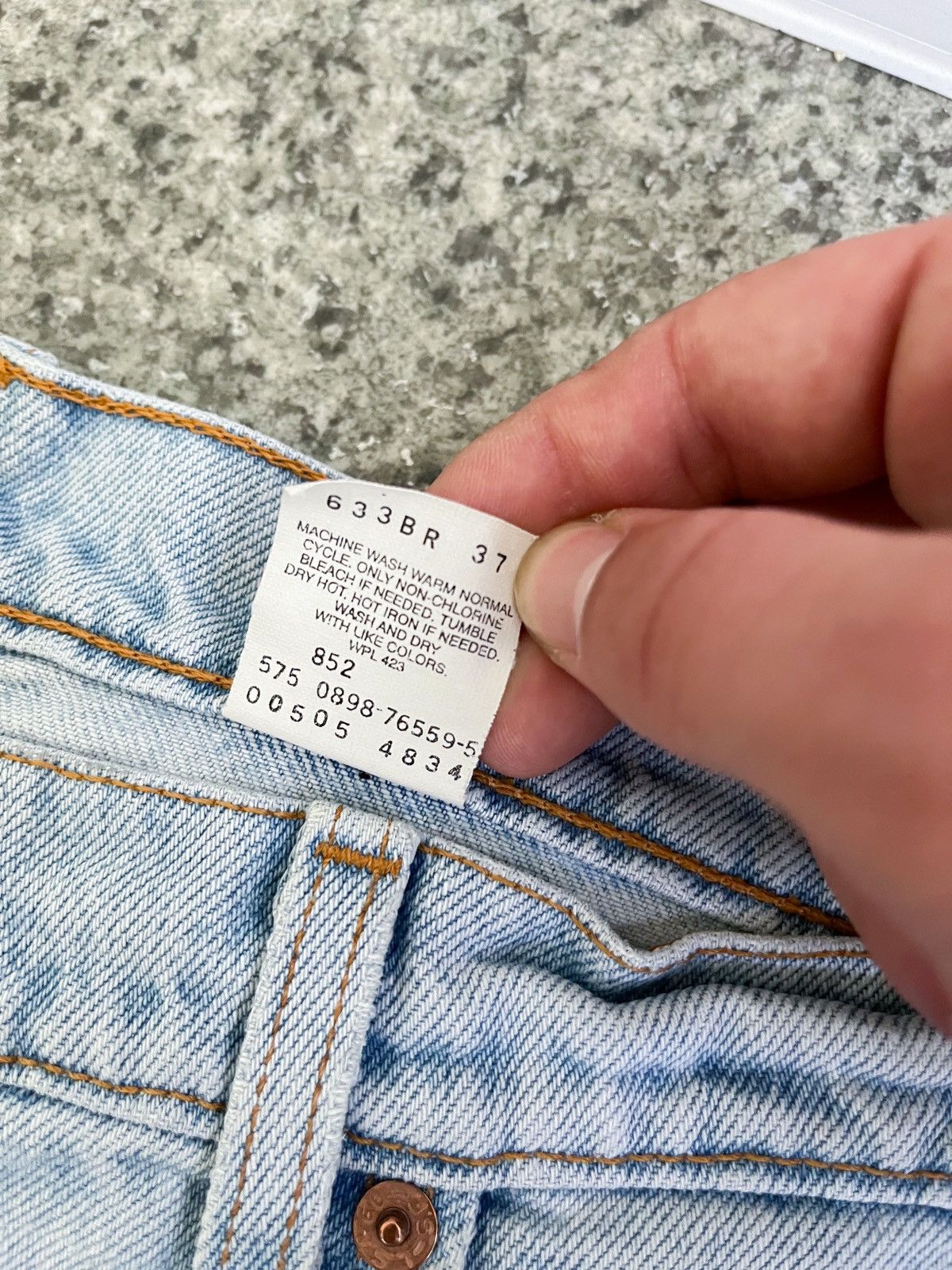 Levi's × Levi's Vintage Clothing VINTAGE 90’s 505 LEVI’s MADE IN USA DISTRESSED W36 L32 Size US 36 / EU 52 - 13 Thumbnail