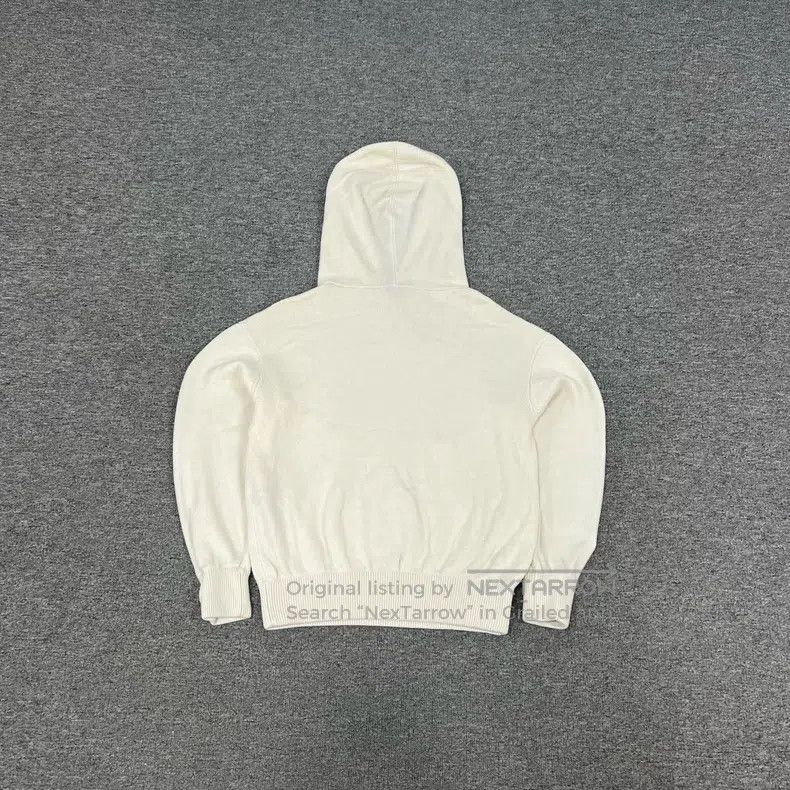 Chanel Chanel Cruise Series Beige Logo Cashmere Knit Hoodie Size XXS / US 00 / IT 34 - 2 Thumbnail