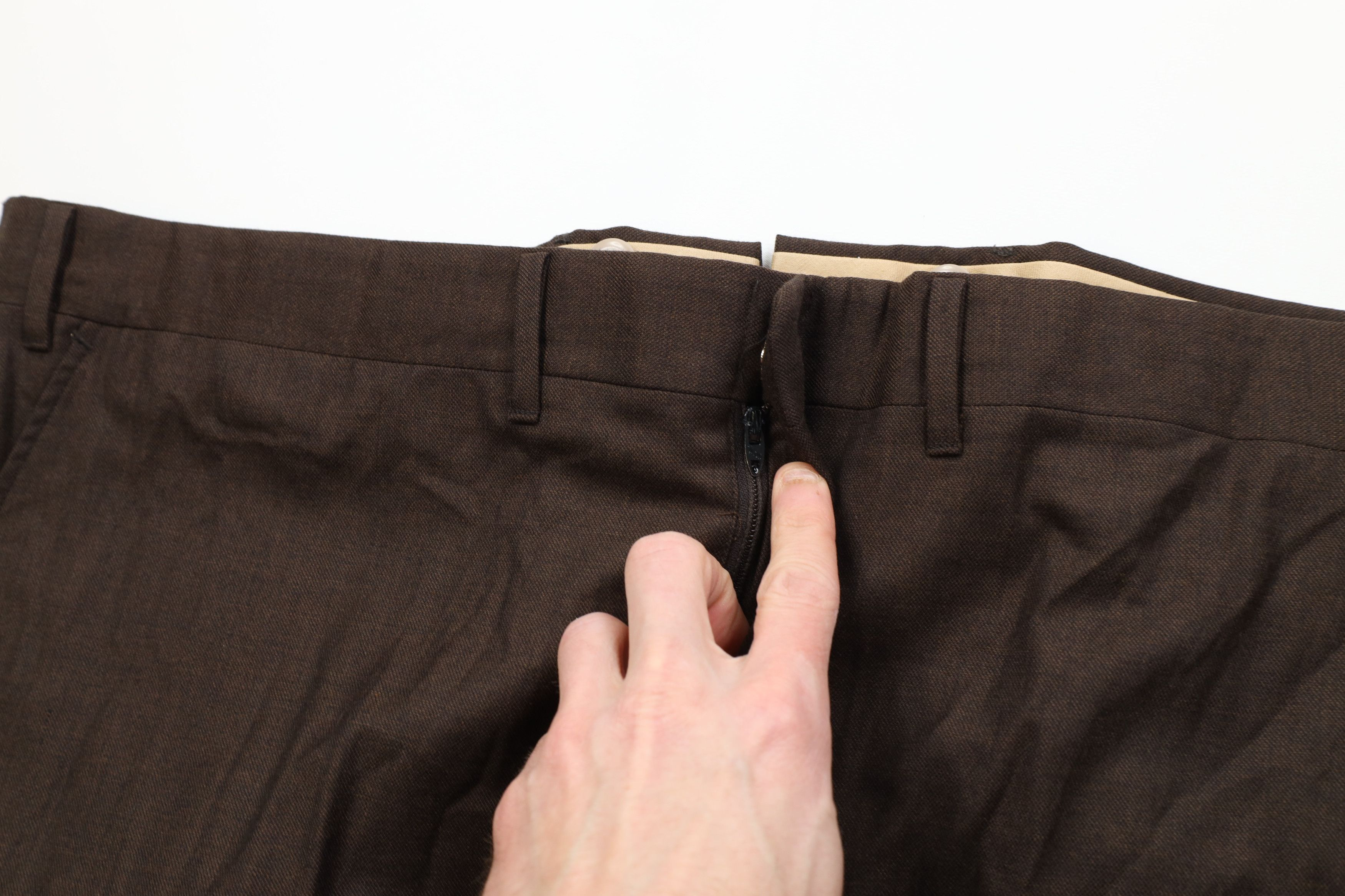 Vintage Vintage 60s 70s Streetwear Wide Leg Chino Pants Brown USA Size US 42 / EU 58 - 6 Thumbnail