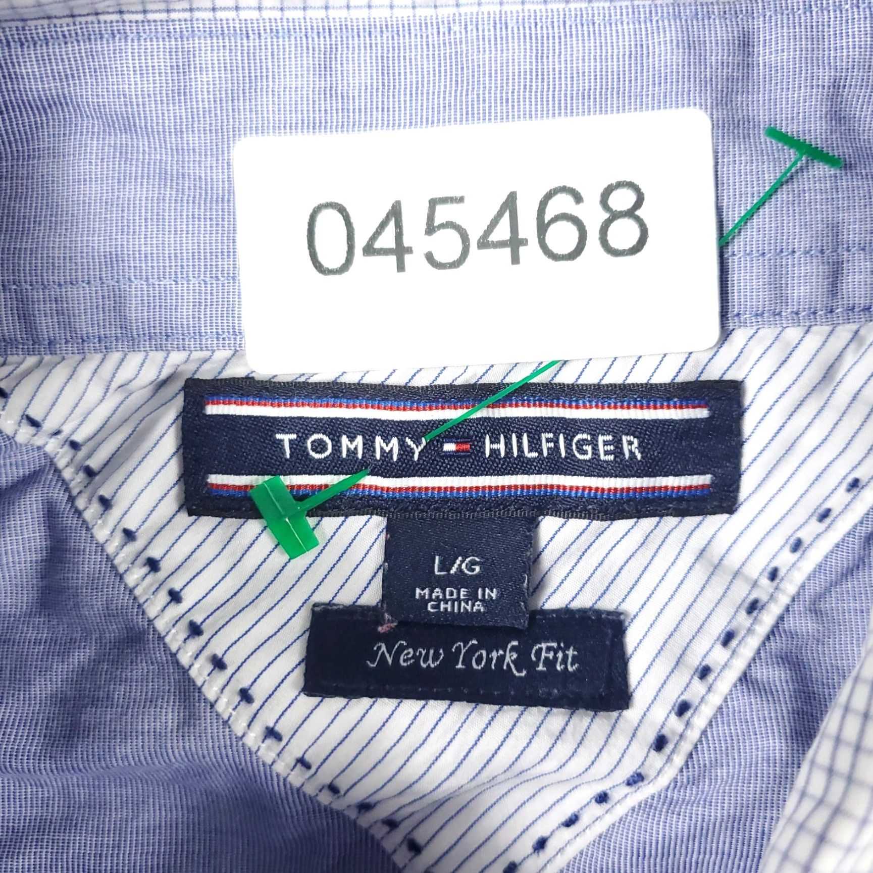 Tommy Hilfiger Tommy Hilfiger Shirt Mens Large Blue Button Up Long Sleeve Casual Size US L / EU 52-54 / 3 - 6 Thumbnail