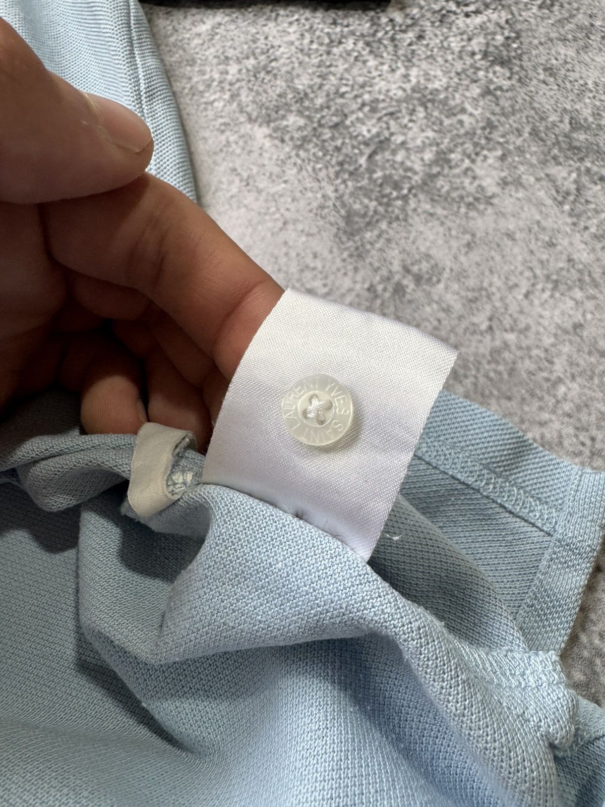 Vintage × Yves Saint Laurent YvesSaintLaurent YSL Polo Tee Size US XL / EU 56 / 4 - 9 Thumbnail