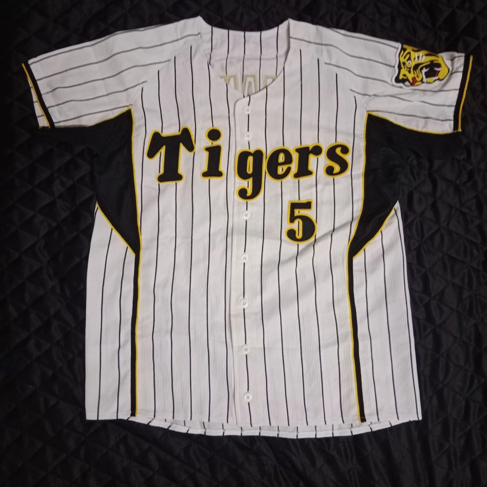 MLB Hanshin Tigers Osamu Hamanaka NPB Japanese Baseball Jersey Size US L / EU 52-54 / 3 - 1 Thumbnail