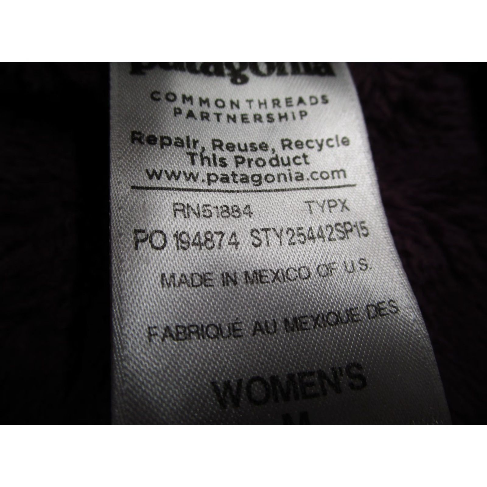 Patagonia PATAGONIA Jacket Women M Purple ReTool Snap T Fleece Outdoor Work Size M / US 6-8 / IT 42-44 - 4 Thumbnail