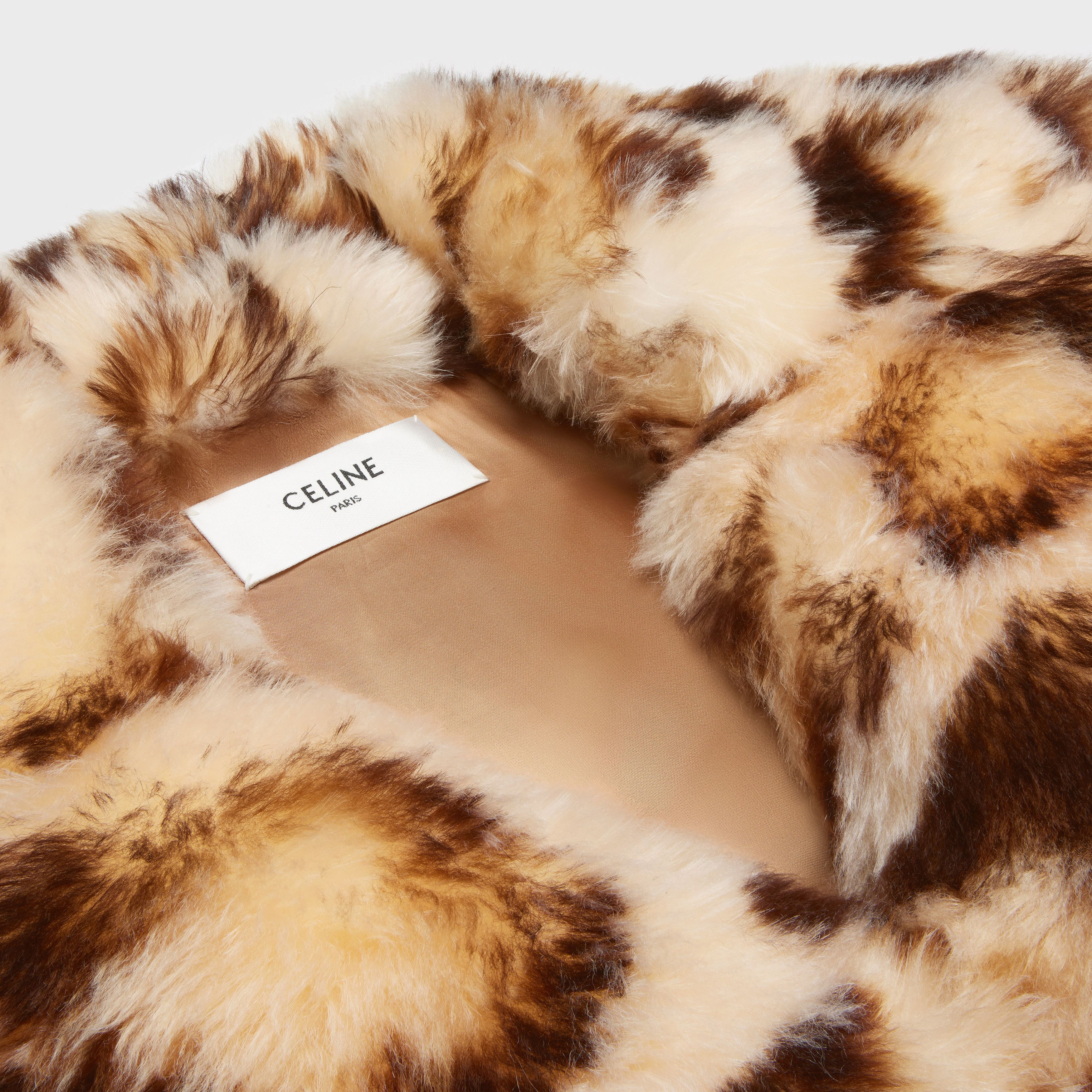 Celine o1bcso1str0925 2D524150W Leopard-print Cashmere Peacoat Size US M / EU 48-50 / 2 - 3 Thumbnail