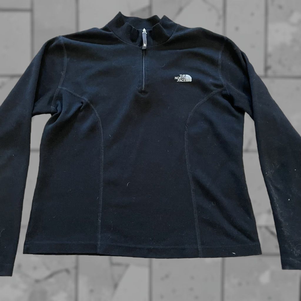 The North Face The North Face Sweatshirt Pullover Half Zip Black L Womens Polyester 100% Size L Regular Activewear Size L / US 10 / IT 46 - 1 Thumbnail
