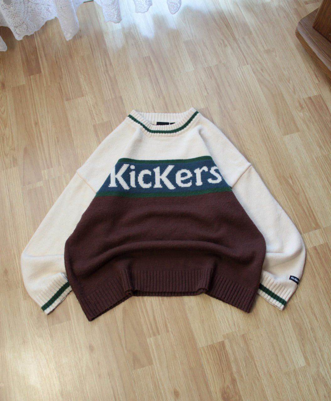 Kickers 🔥 KICKERS VINTAGE BIG LOGO Y2K Sweatshirt Pullover Sweater Size US M / EU 48-50 / 2 - 1 Thumbnail