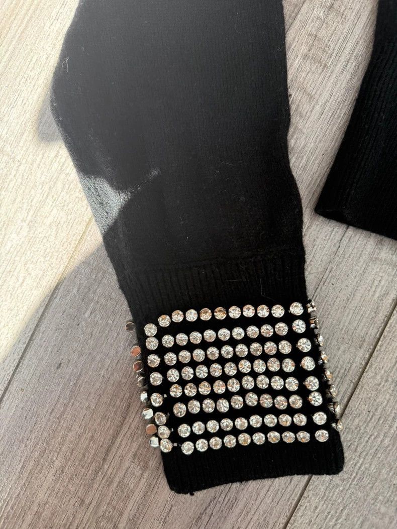 Alexander Wang Alexander Wang Crystal Cuff Short Cardigan- Size XS / US 0-2 / IT 36-38 - 2 Thumbnail