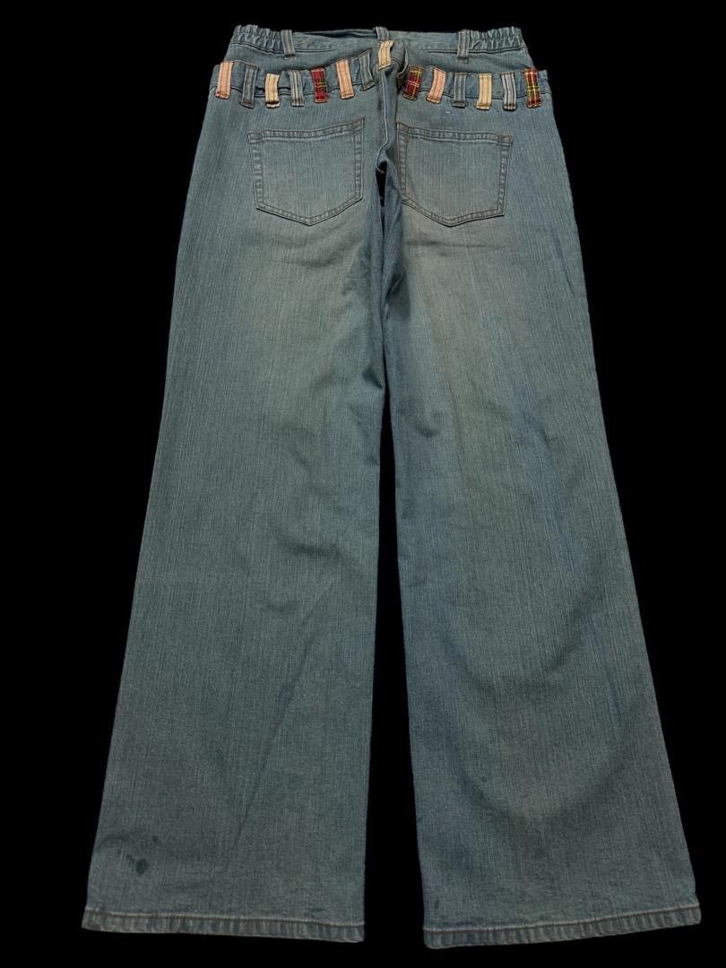 Tornado Mart Sick Japanese Smile Land Double Waist Rusty Mudwash Baggy Size US 29 - 2 Thumbnail