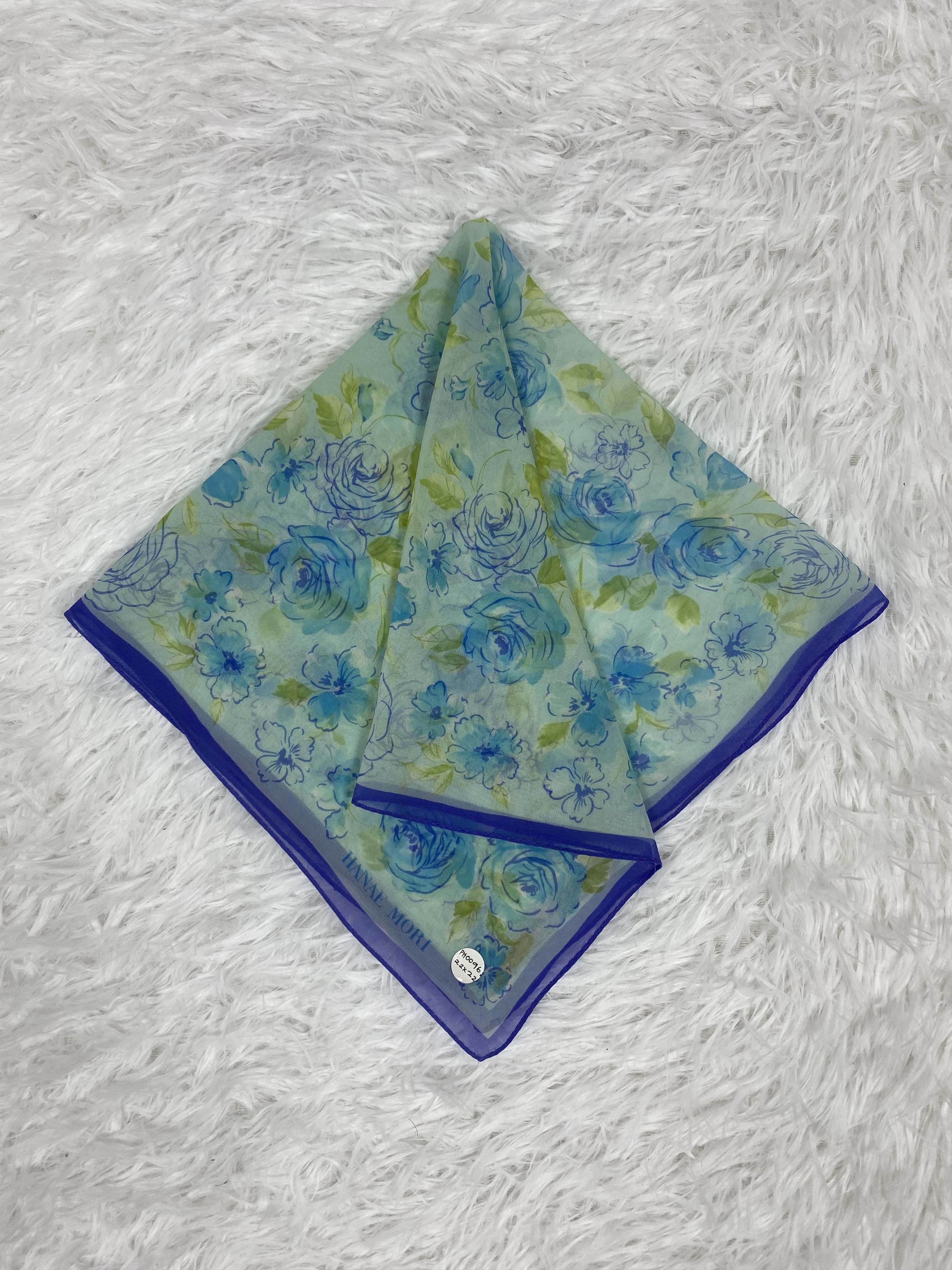 Hanae Mori Vintage Hanae Mori Handkerchief PH0096 Size ONE SIZE - 1 Thumbnail