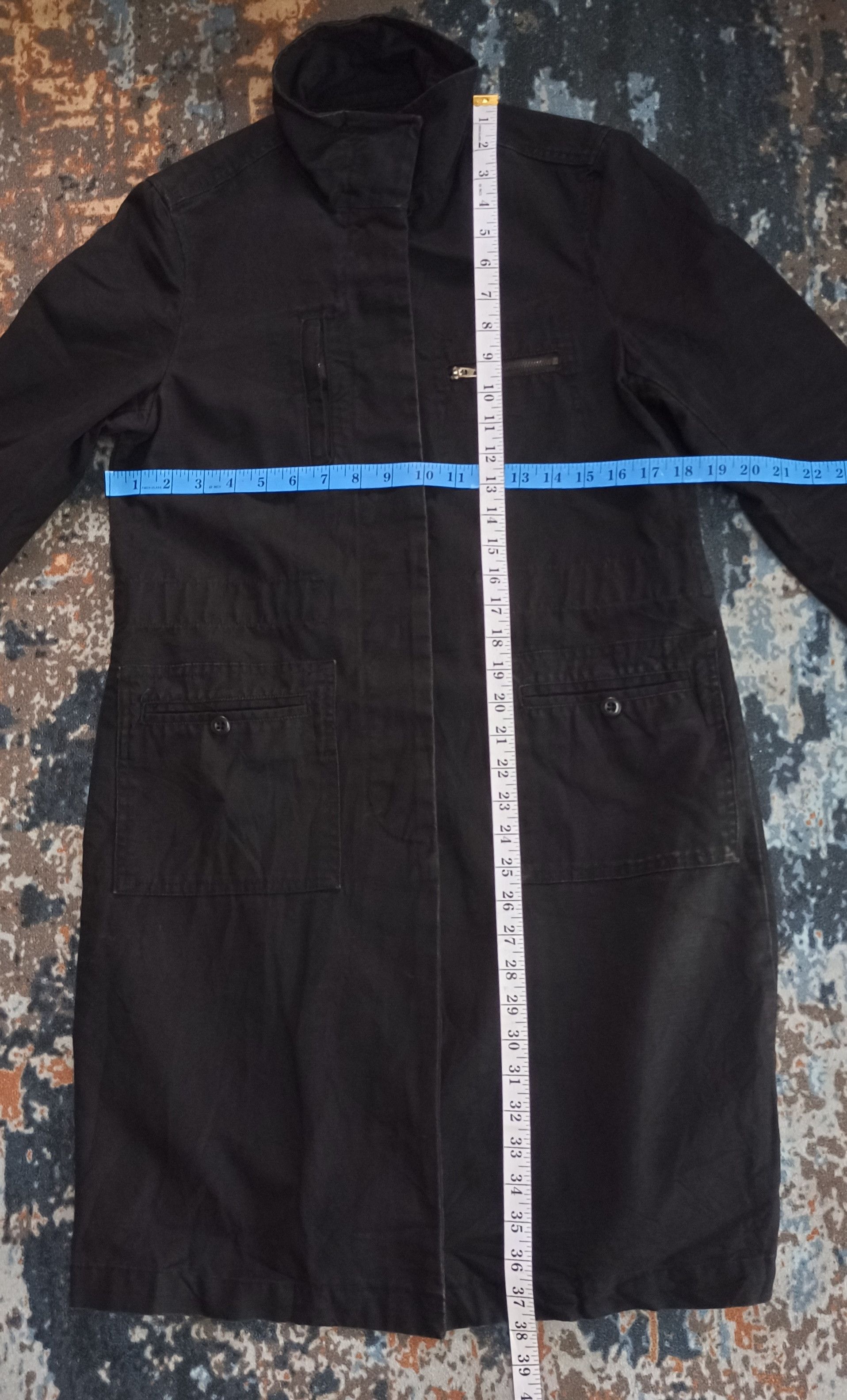 SHIPS Vintage Ships Jeans Multi Pocket Long Jacket Size US S / EU 44-46 / 1 - 13 Thumbnail