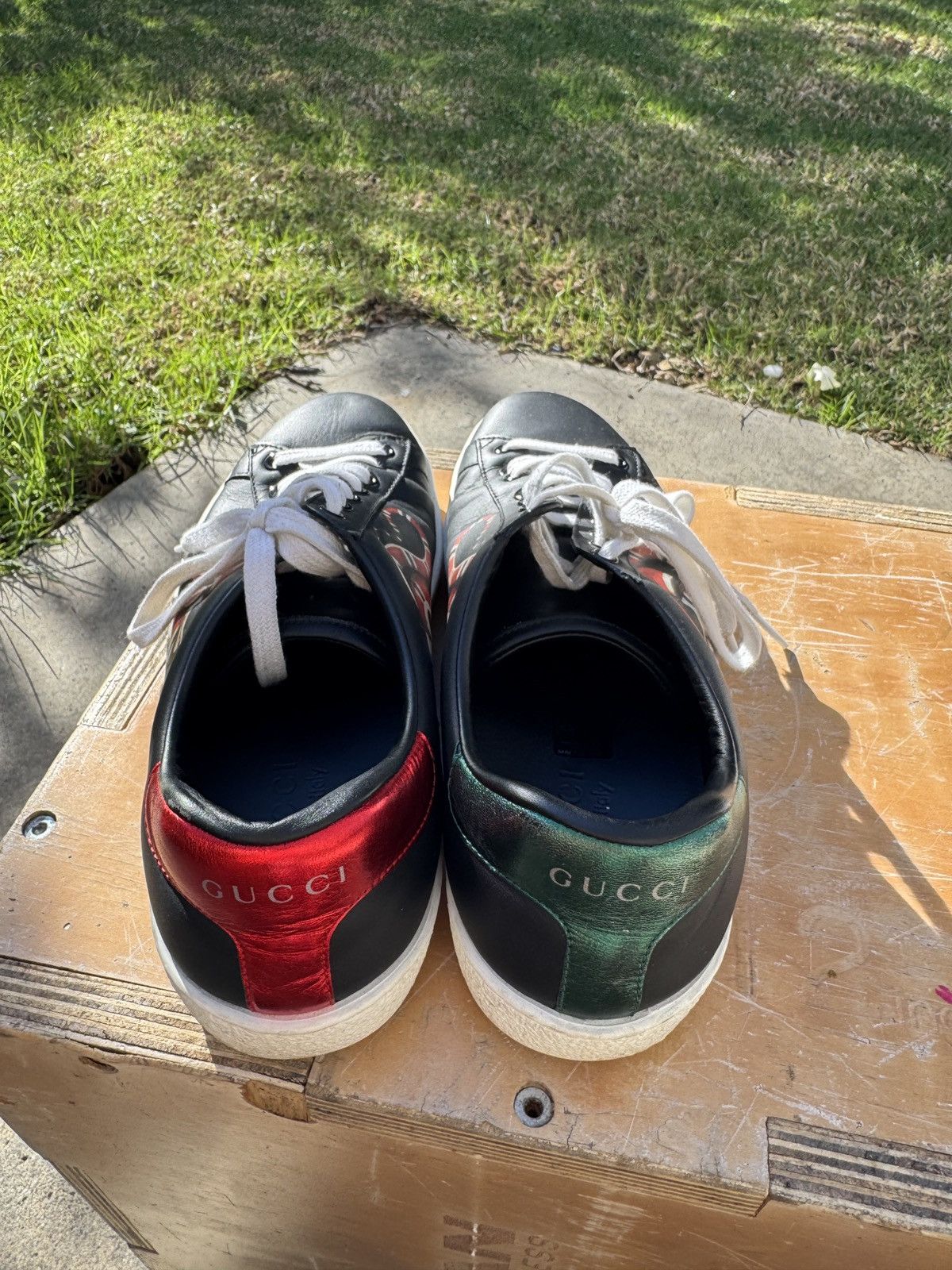 Gucci Gucci snake sneakers size US 8.5 UK 7.5 Size US 8.5 / EU 41-42 - 4 Thumbnail