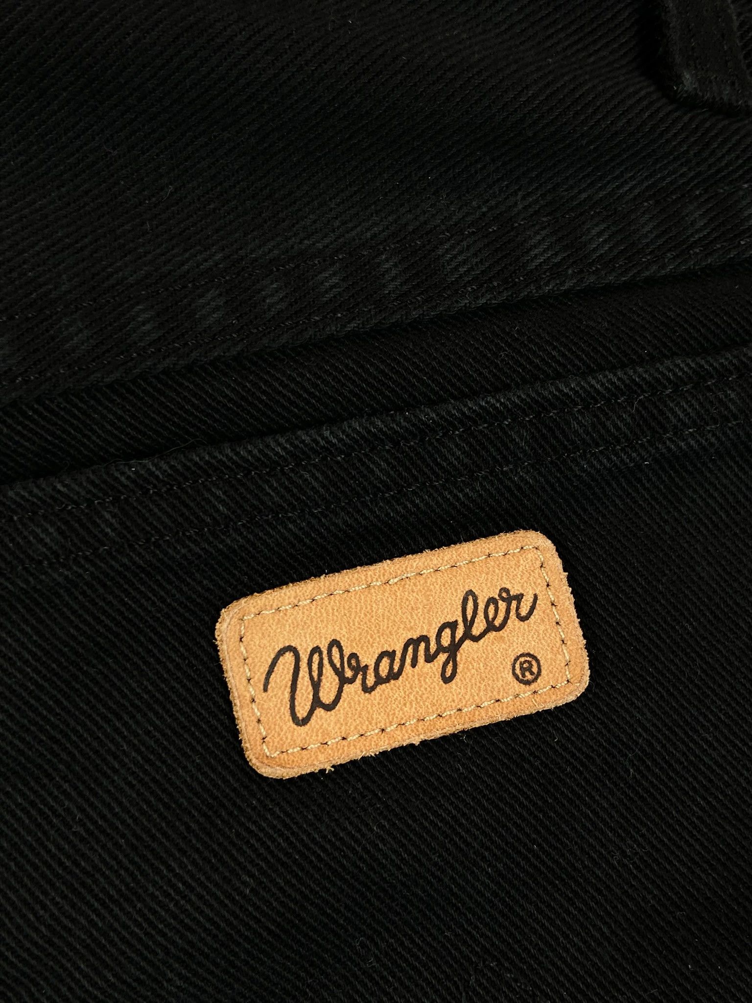 Wrangler Wrangler Black Straight Jeans W30 Vintage Denim Size US 32 / EU 48 - 5 Thumbnail