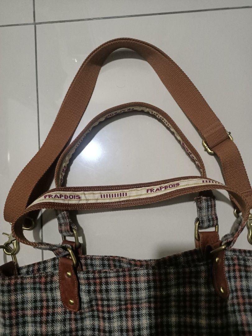Issey Miyake Frapbois x Issey Miyake Tartan Tote Bag w/ Pouch Size ONE SIZE - 3 Thumbnail