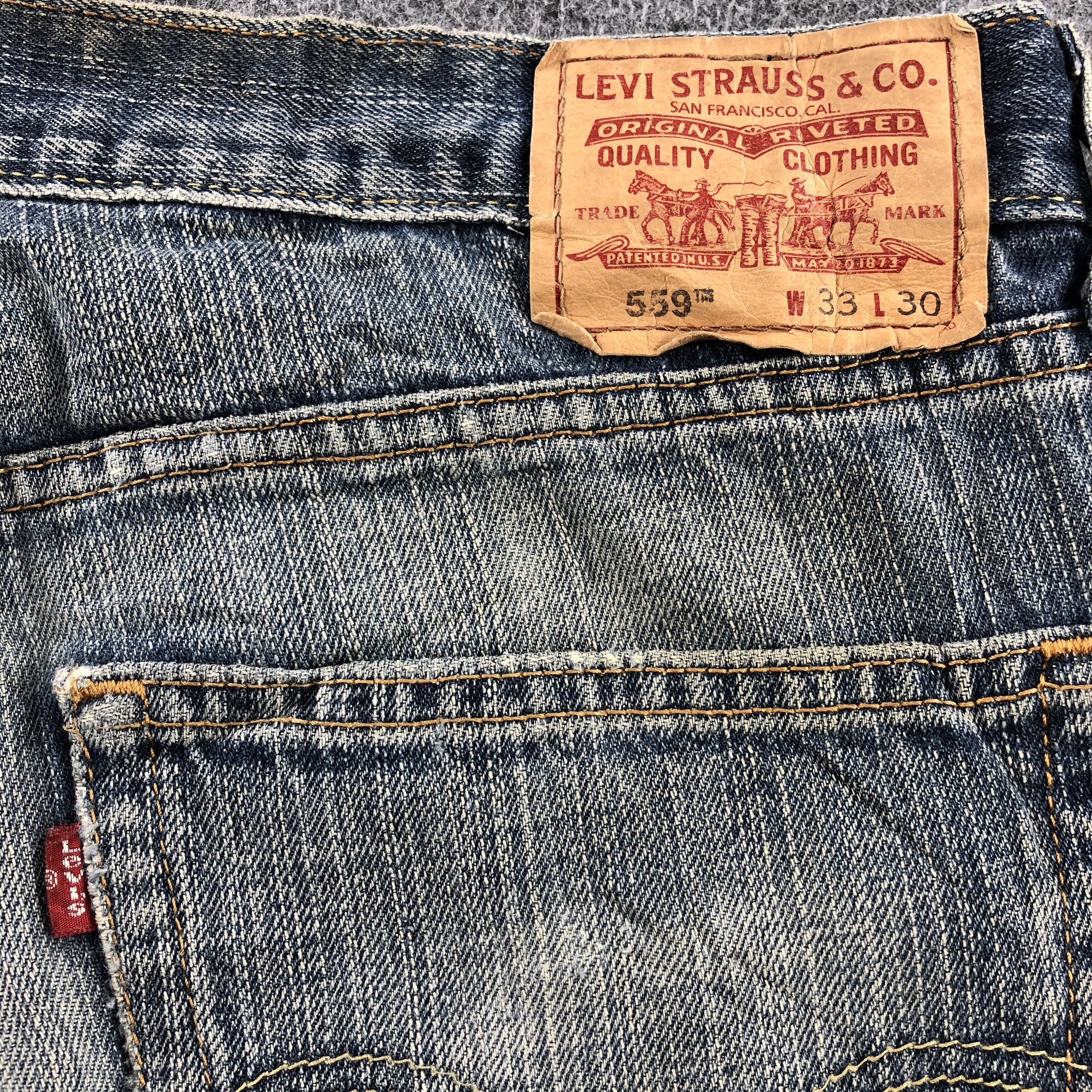 Levi's Vintage Levis 559 Jeans- J1341 Size US 36 / EU 52 - 5 Thumbnail