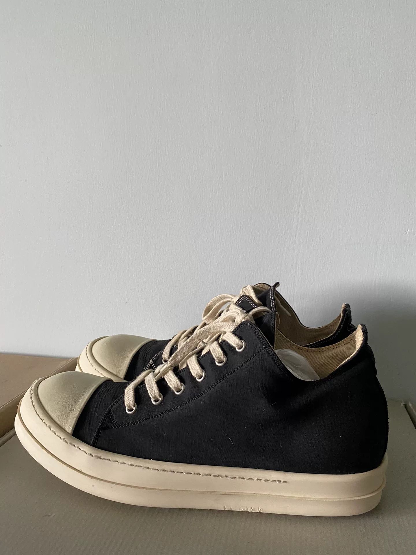 Rick Owens rick owens low-top canvas sneakers size 44 Size US 10.5 / EU 43-44 - 1 Thumbnail