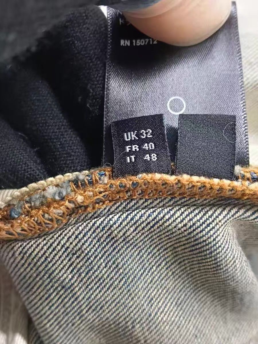 Amiri Amiri Size 32 Blue cattle jeans with holes in their knees Size US 32 / EU 48 - 13 Thumbnail