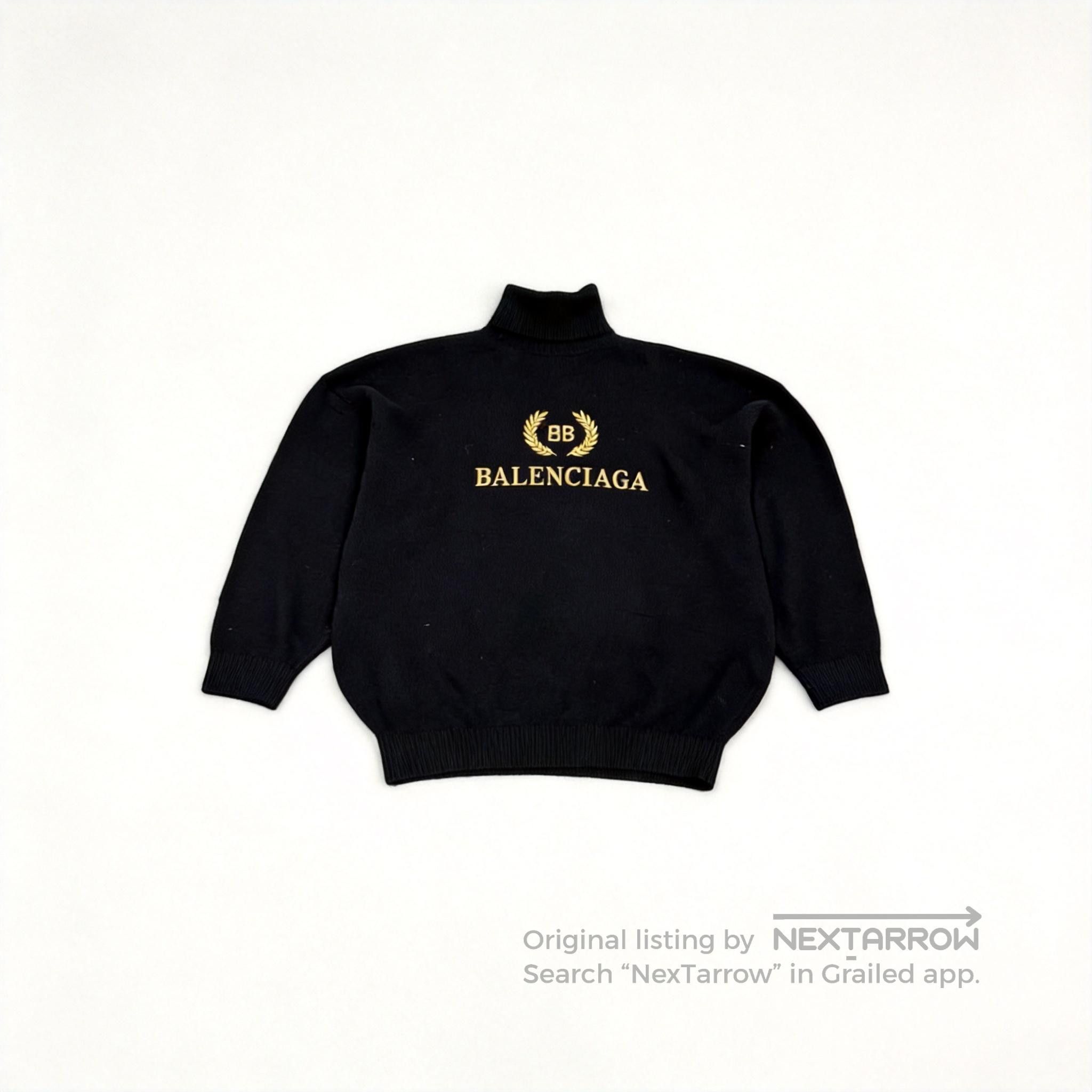 Balenciaga ----- Balenciaga FW17 Oversized Turtleneck Knitwear