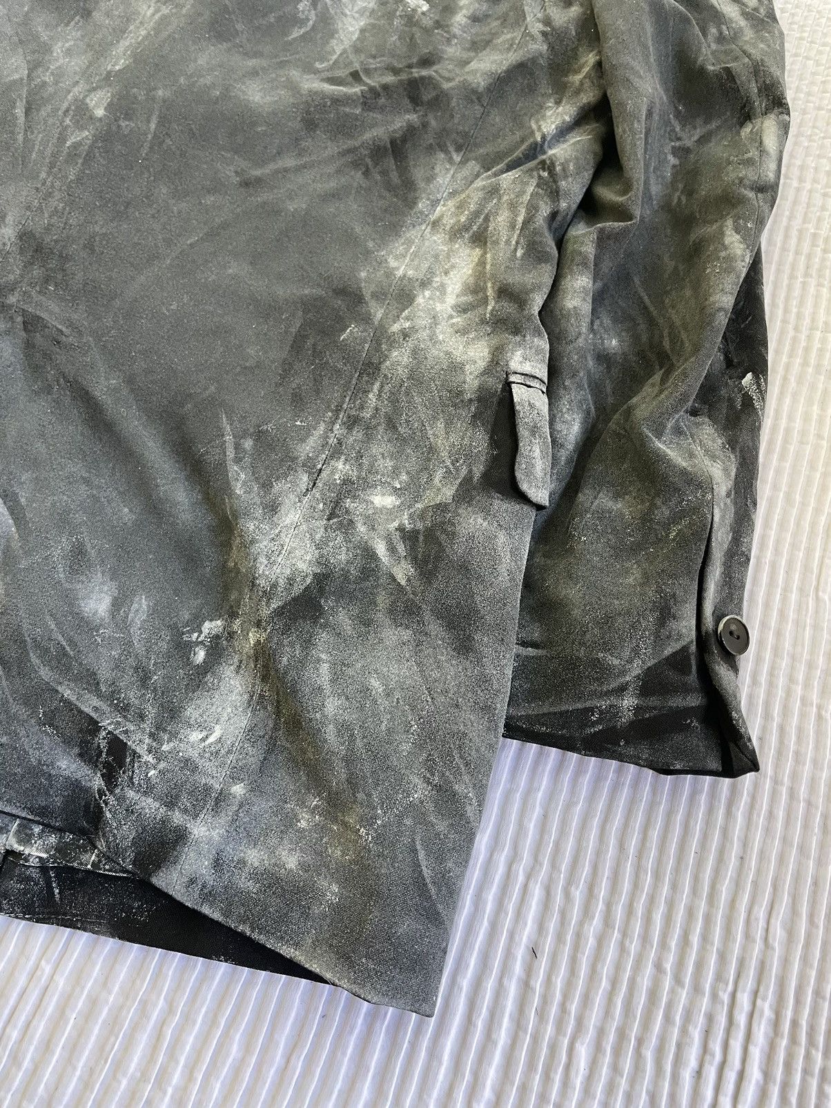 Handmade Painted Tuxedo Jacket Size 40R - 14 Thumbnail